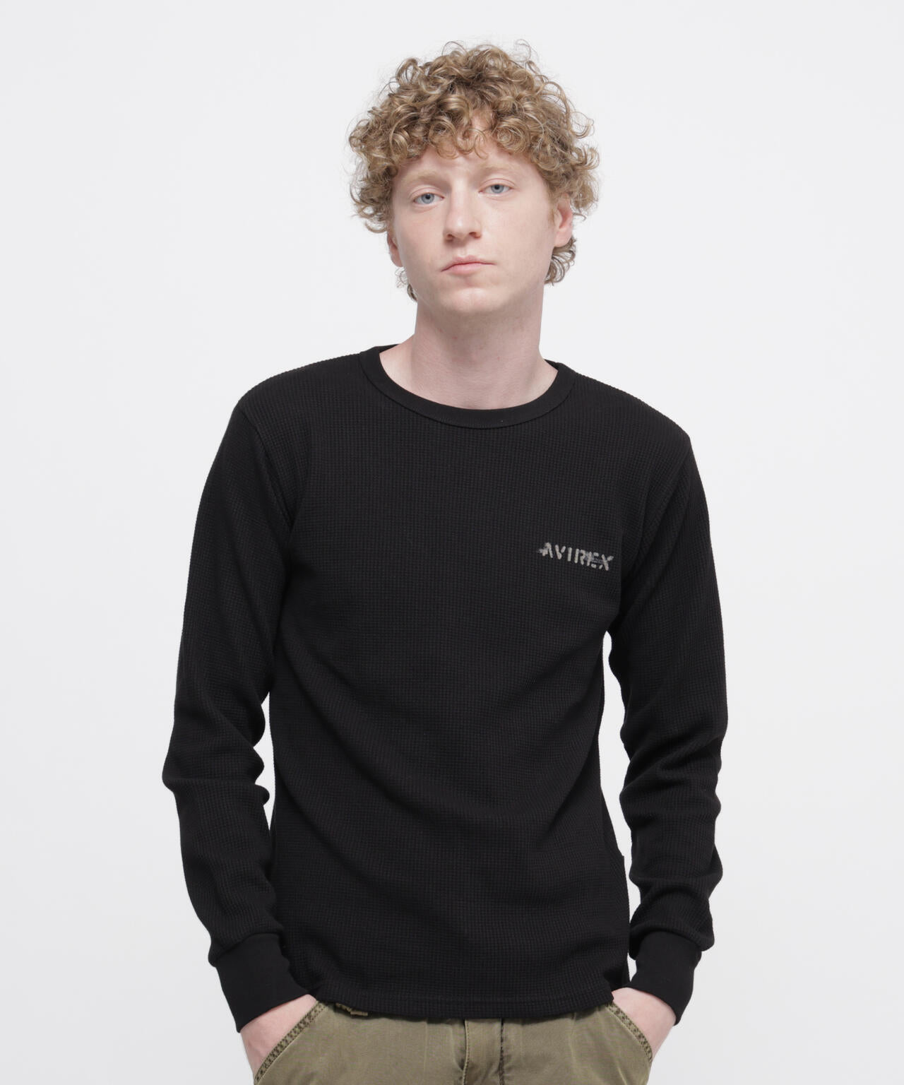 《WEB&DEPOT限定》MINI WAFFLE L/S T-SHIRT