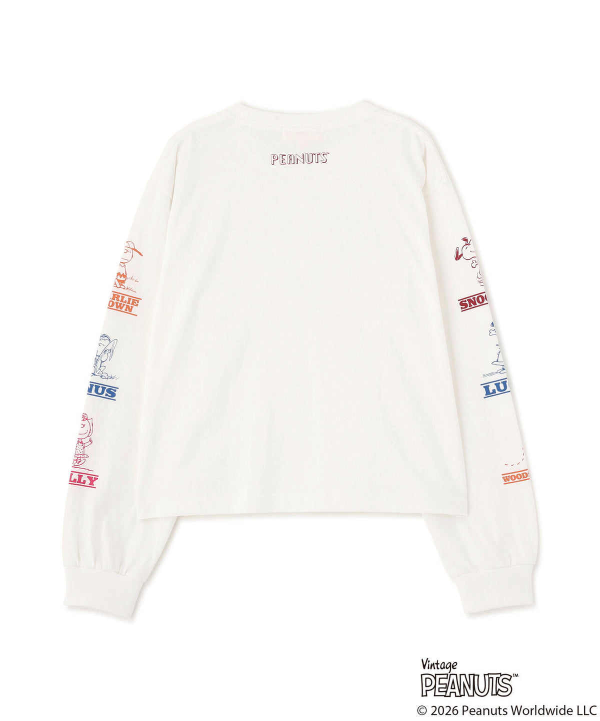 《AVIREX×PEANUTS》COLORFUL L/S T-SHIRT
