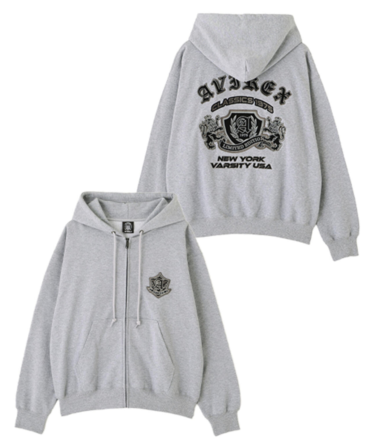 VARSITY ZIP UP PARKA ”SELECTED AUTHORITY”