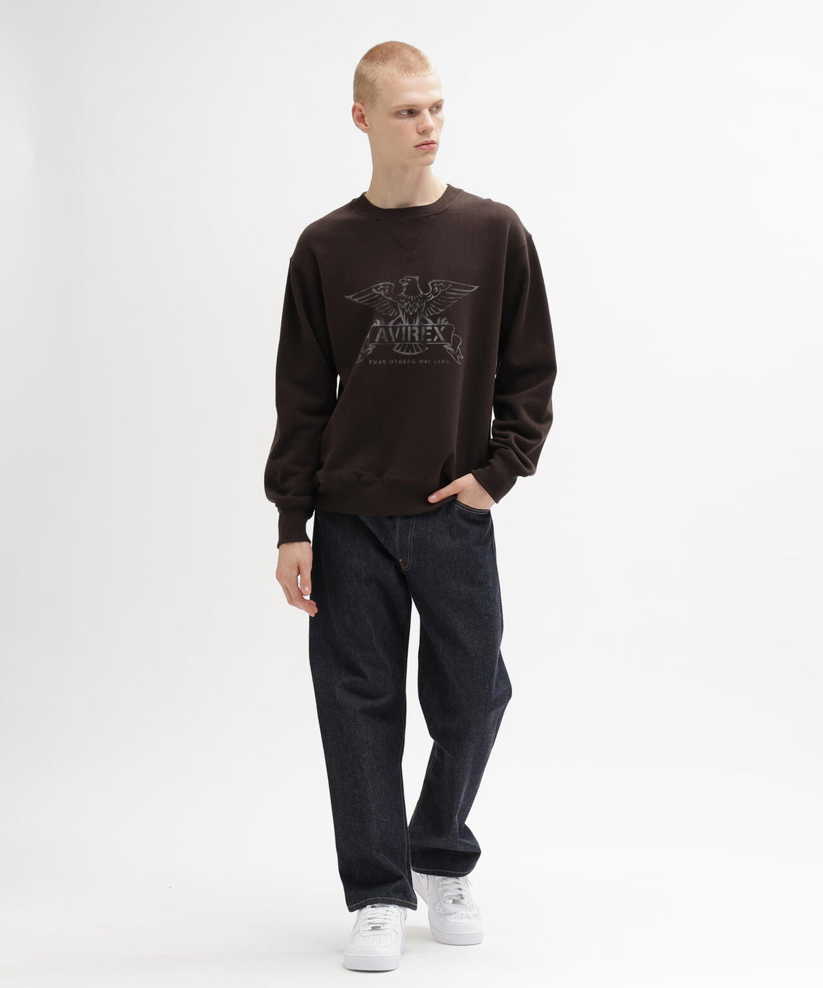 《直営店限定》VINTAGE CREWNECK SWAET ”EAGLE”