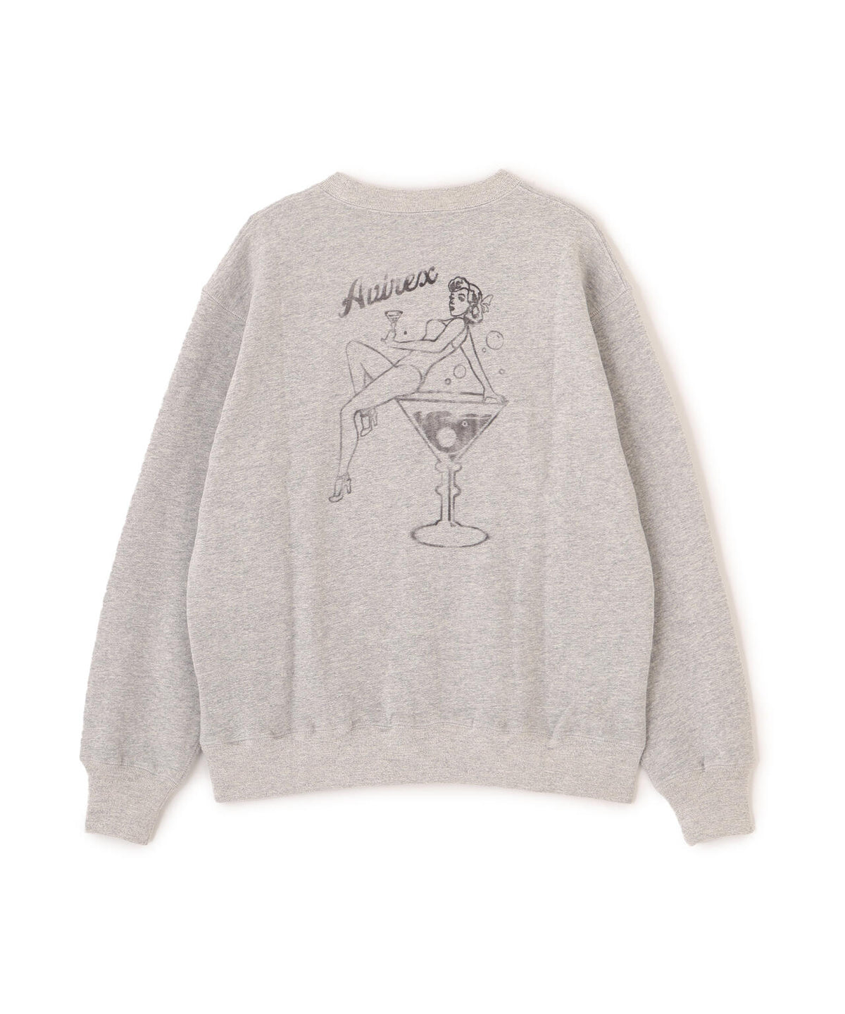 《WEB&DEPOT限定》COCKTAIL PIN UP CREW NECK SWEAT