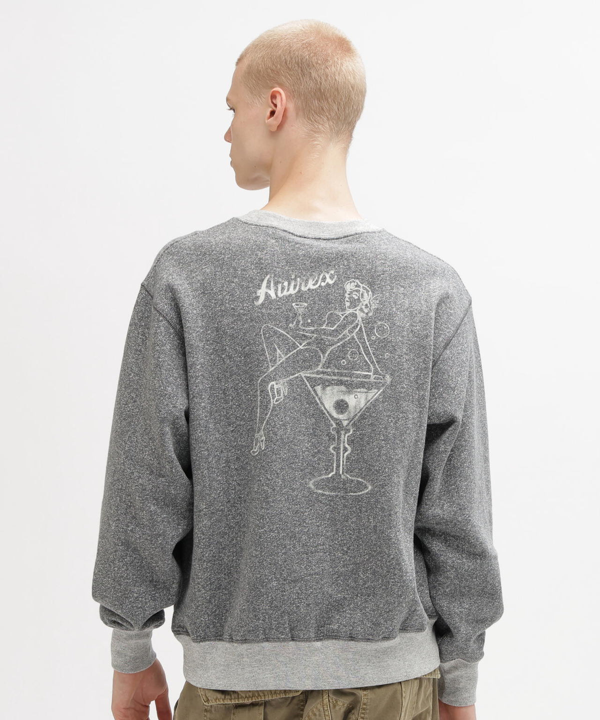 《WEB&DEPOT限定》COCKTAIL PIN UP CREW NECK SWEAT