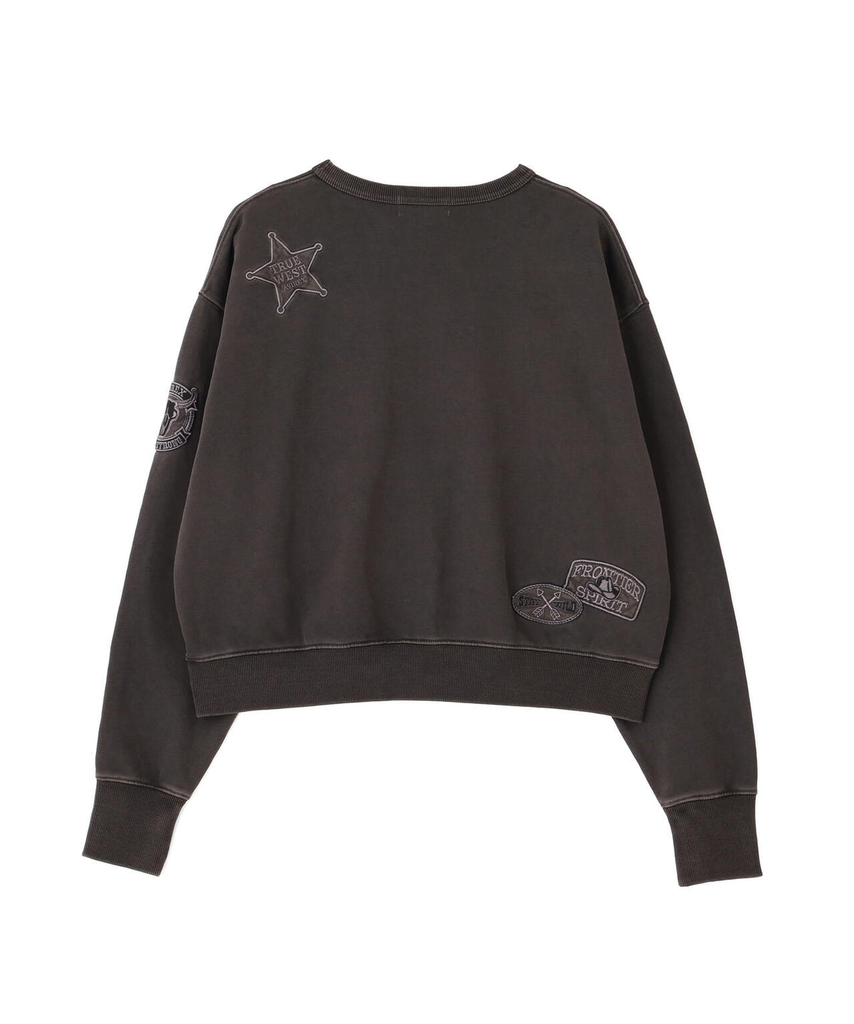 FADE COWBOY PATCH CREW SWEAT