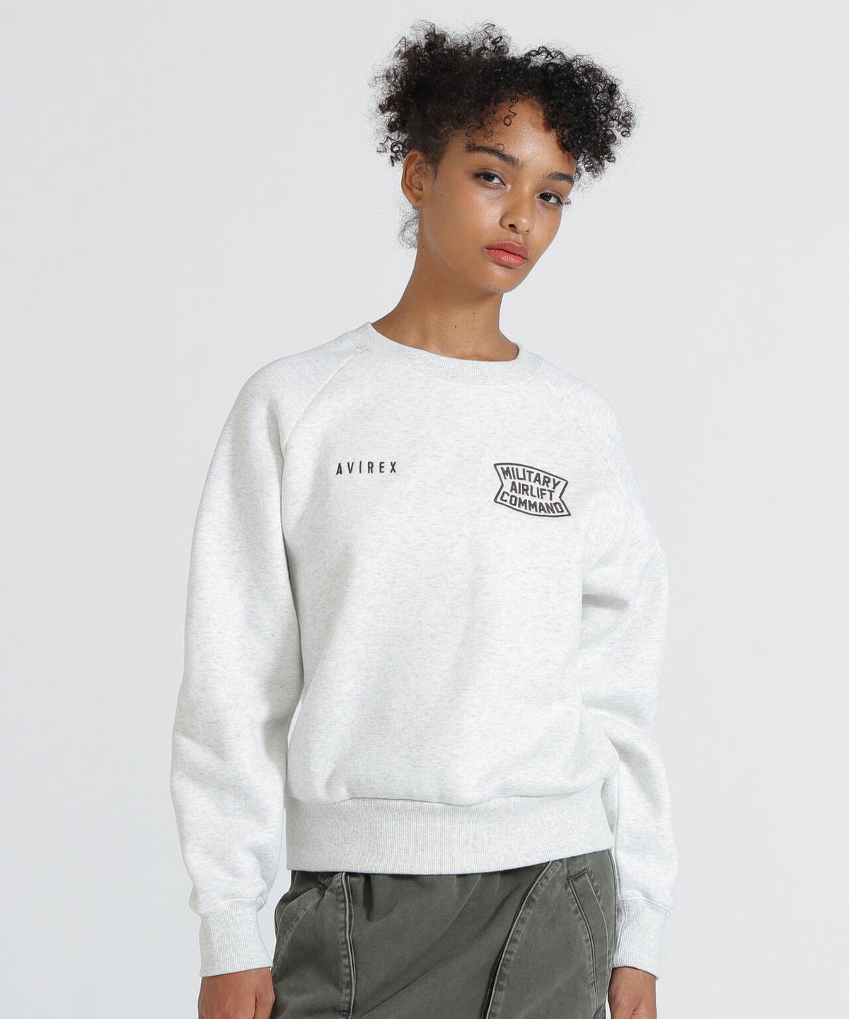 《直営店限定》RAGLAN SLEEVE USAF CREW SWEAT