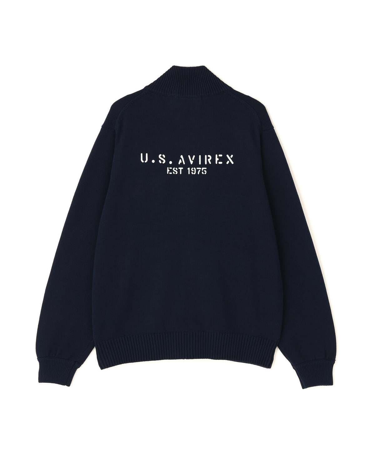 《WEB&DEPOT限定》STAND ZIP COTTON KNIT