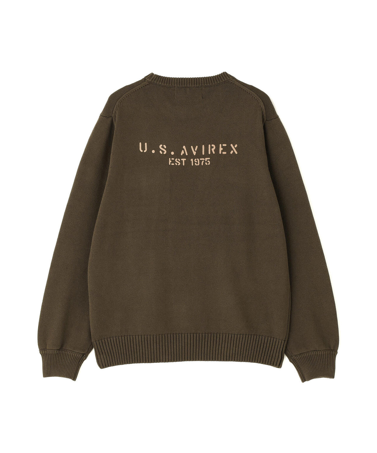 《WEB&DEPOT限定》CREW NECK COTTON KNIT