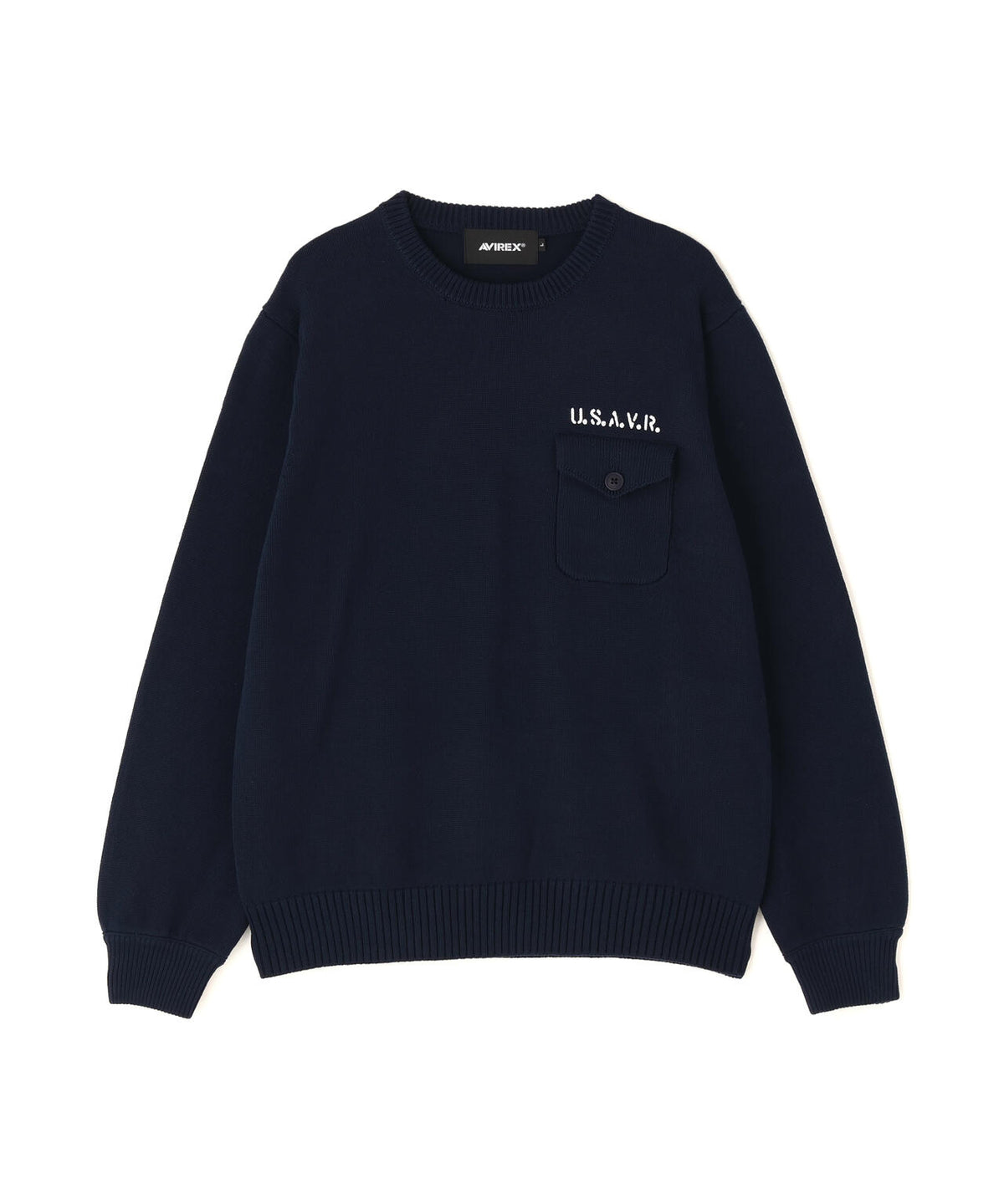 《WEB&DEPOT限定》CREW NECK COTTON KNIT