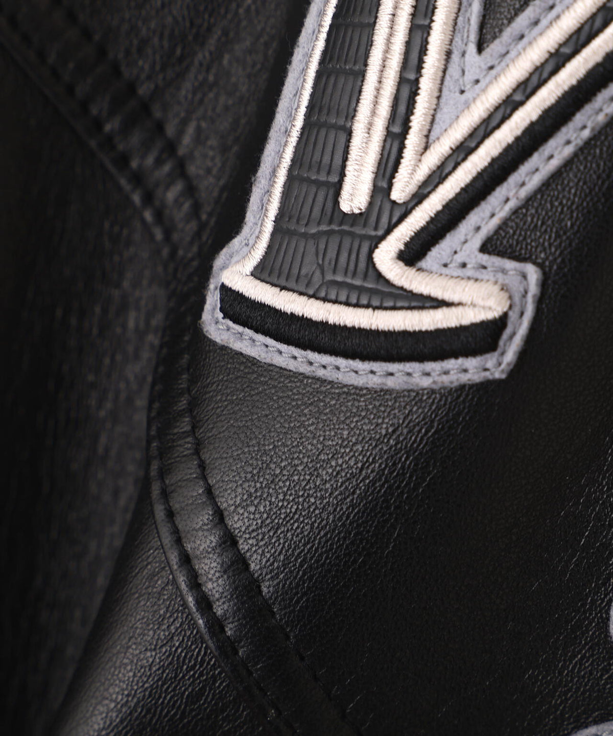 VARSITY LEATHER JACKET ”SELECTED AUTHORITY”