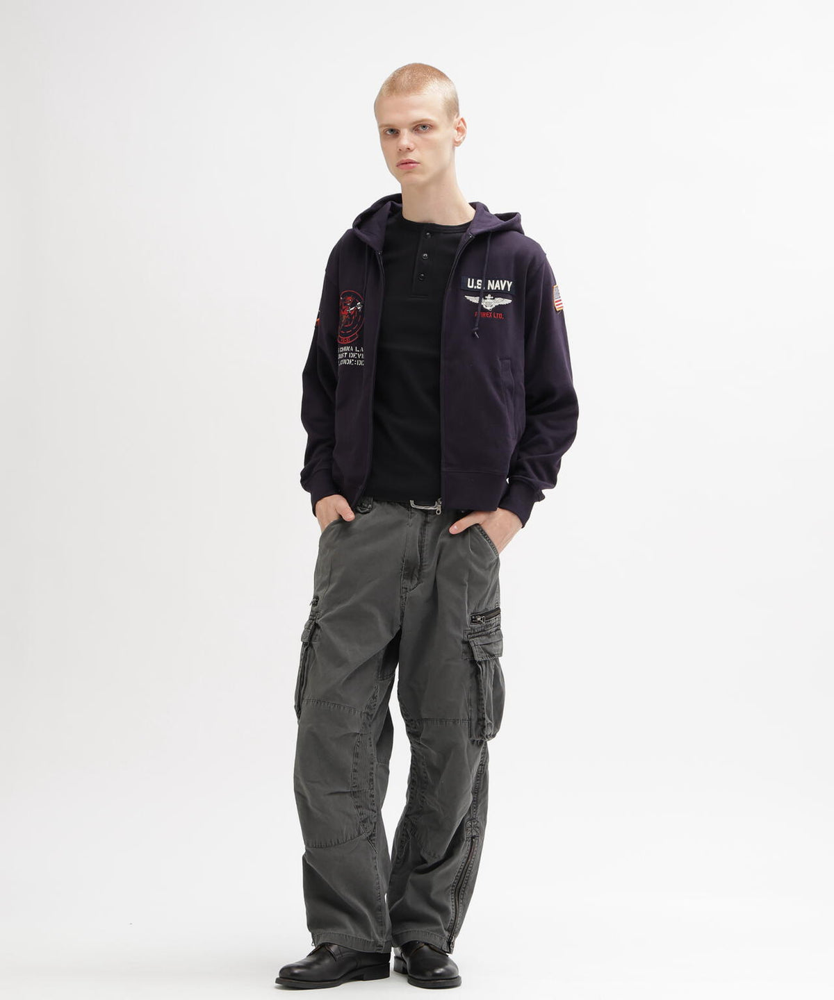 PIGMENT TAPING CARGO PANTS