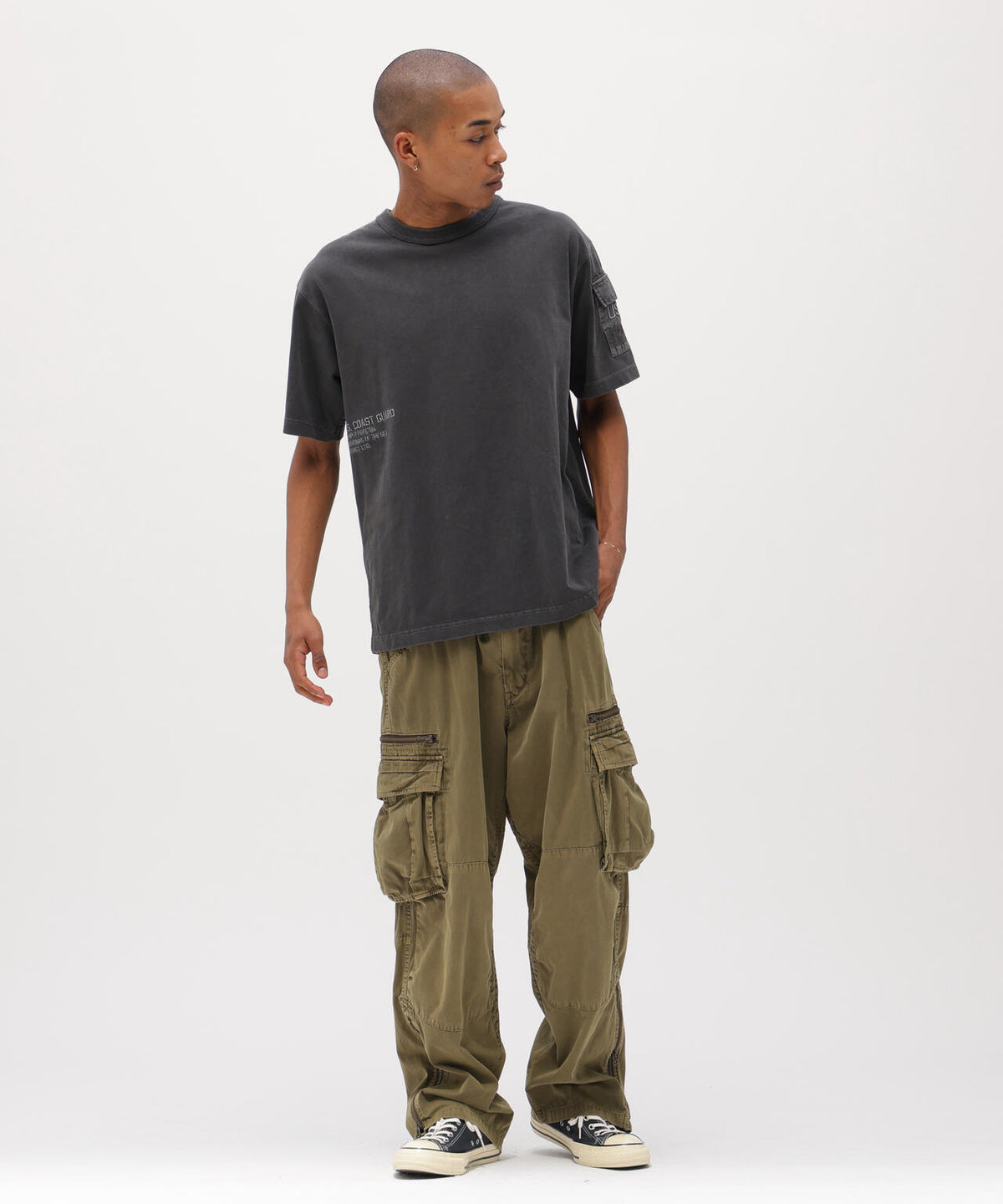 PIGMENT TAPING CARGO PANTS