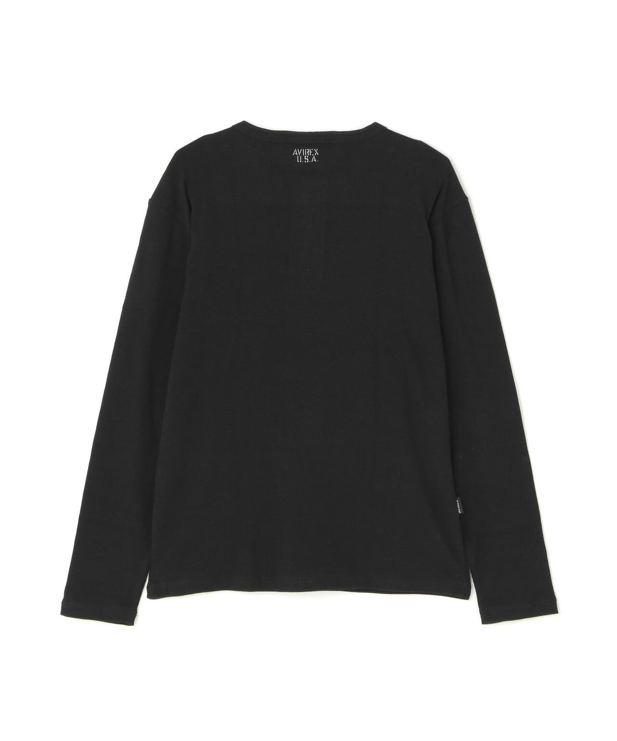 《DAILY/デイリー》MINI WAFFLE L/S HENLEY NECK T-SHIRT