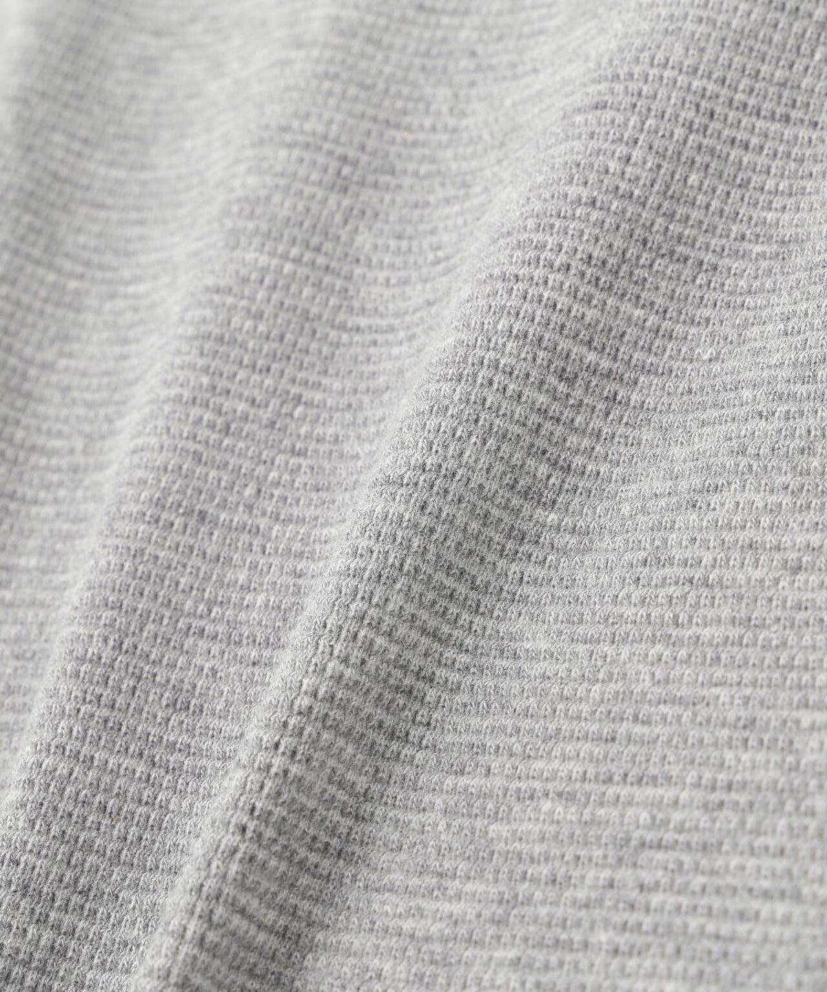 《DAILY/デイリー》MINI WAFFLE L/S HENLEY NECK T-SHIRT