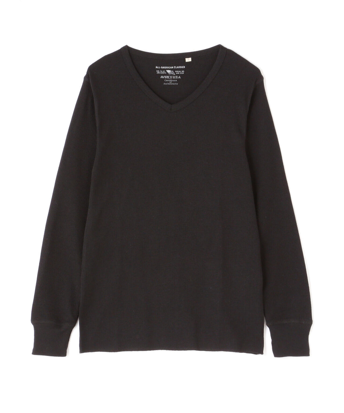 《DAILY/デイリー》L/S THERMAL V-NECK T-SHIRT