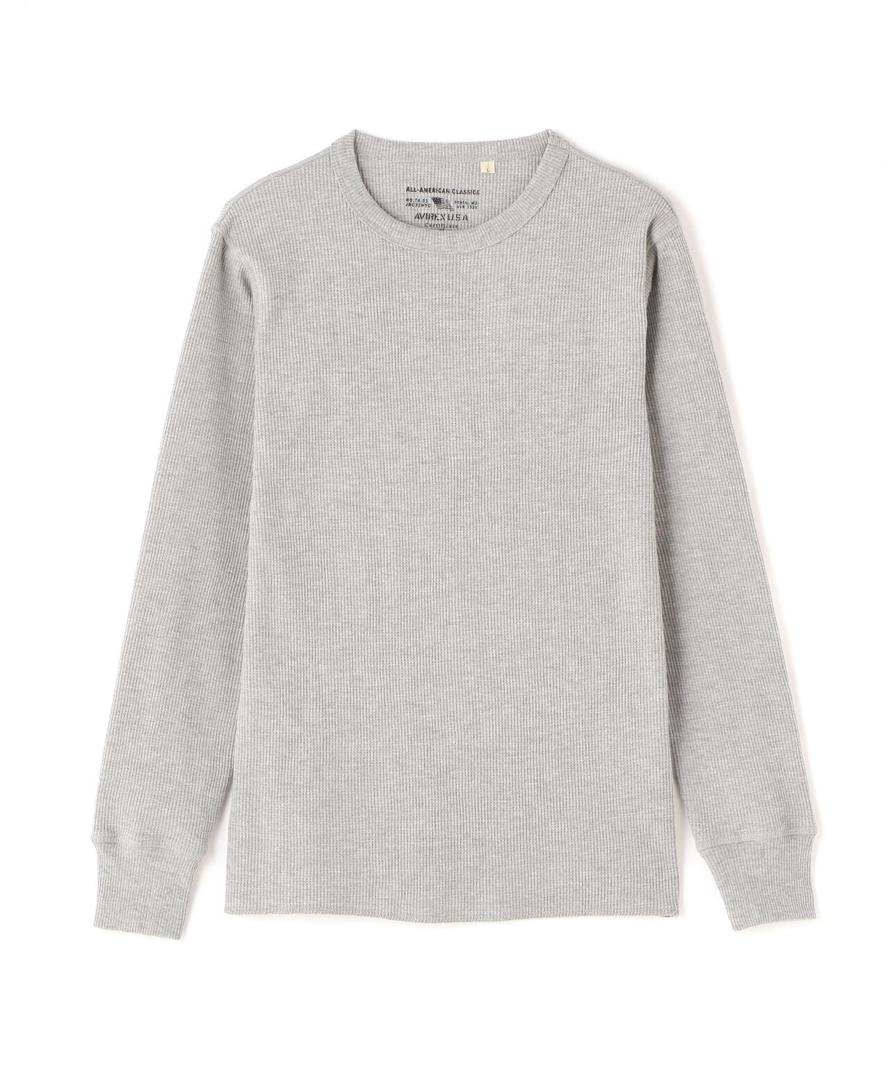《DAILY/デイリー》L/S THERMAL CREW NECK T-SHIRT