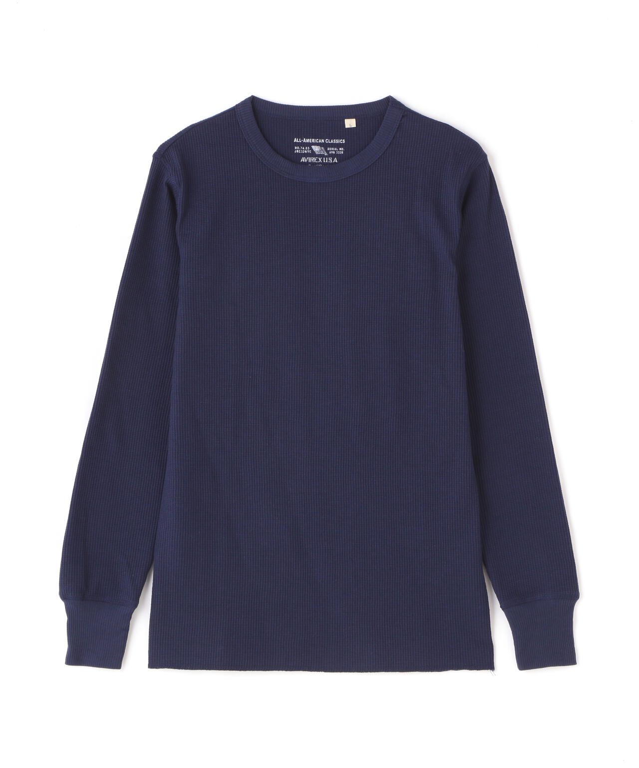 《DAILY/デイリー》L/S THERMAL CREW NECK T-SHIRT