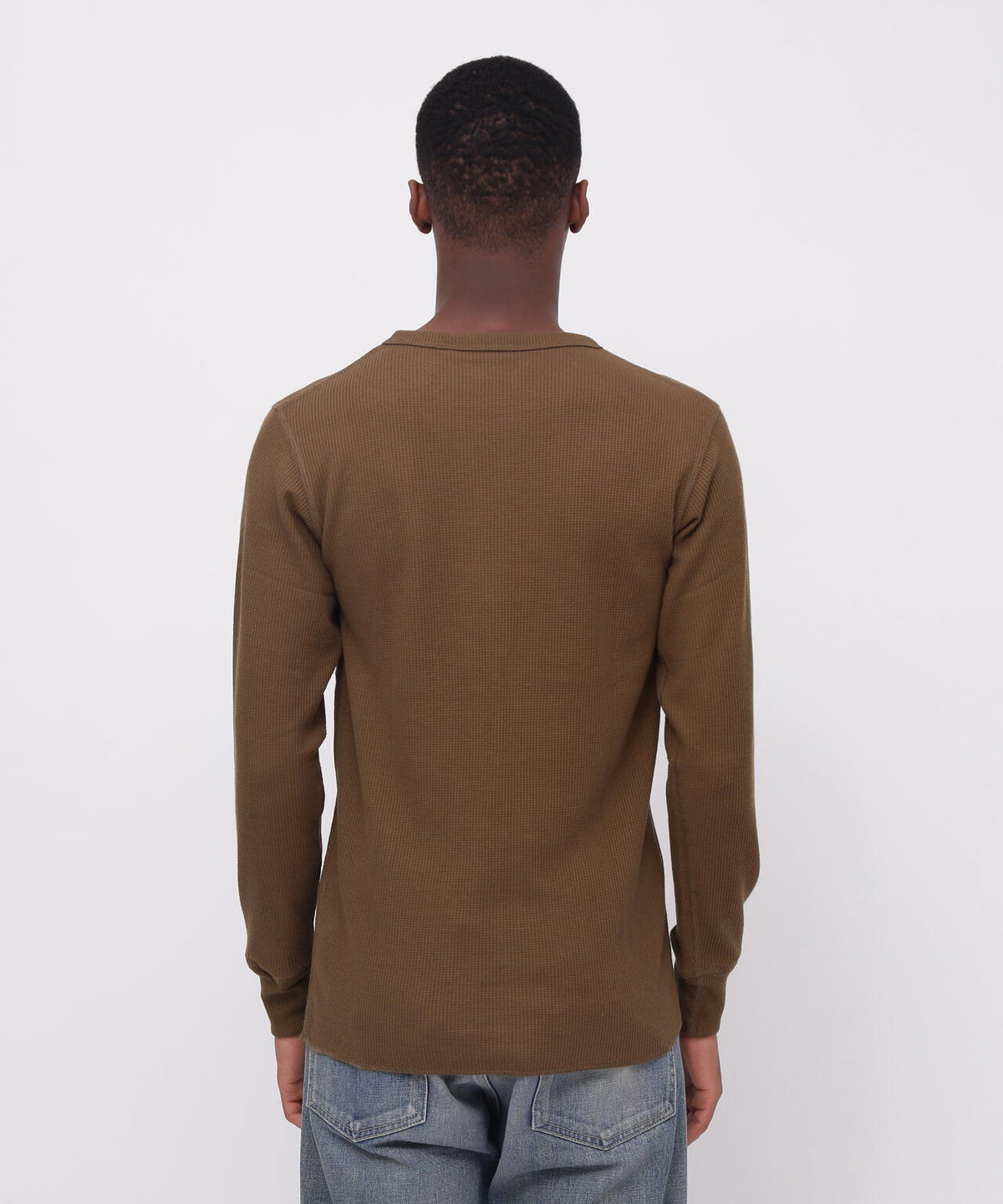《DAILY/デイリー》L/S THERMAL CREW NECK T-SHIRT
