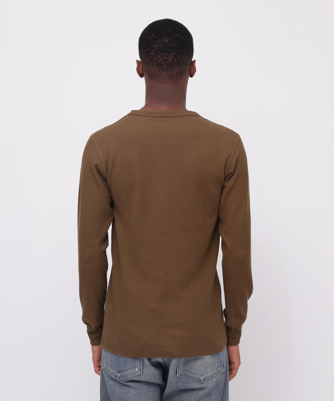 《DAILY/デイリー》L/S THERMAL CREW NECK T-SHIRT