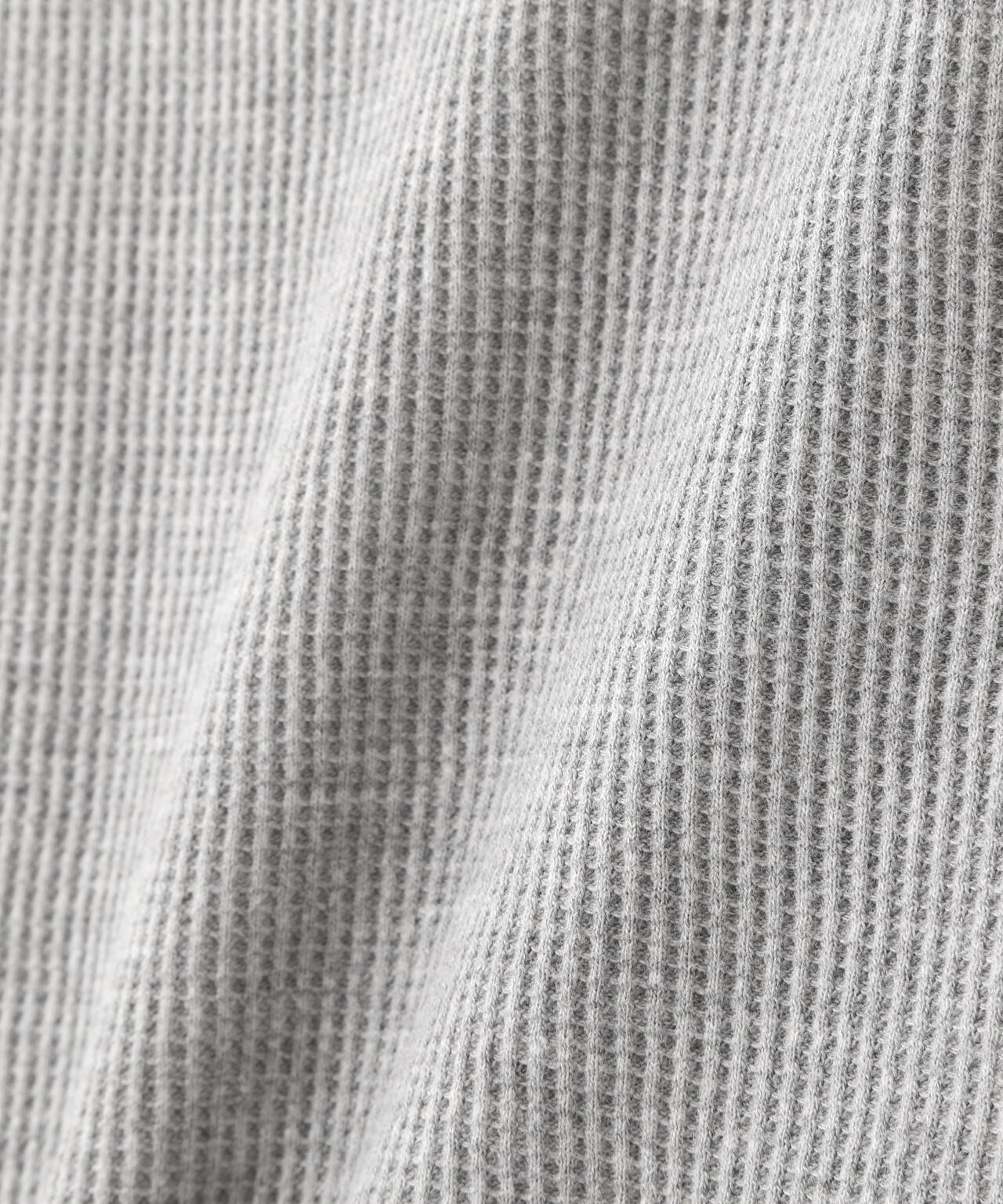 《DAILY/デイリー》L/S THERMAL HENLEY NECK T-SHIRT