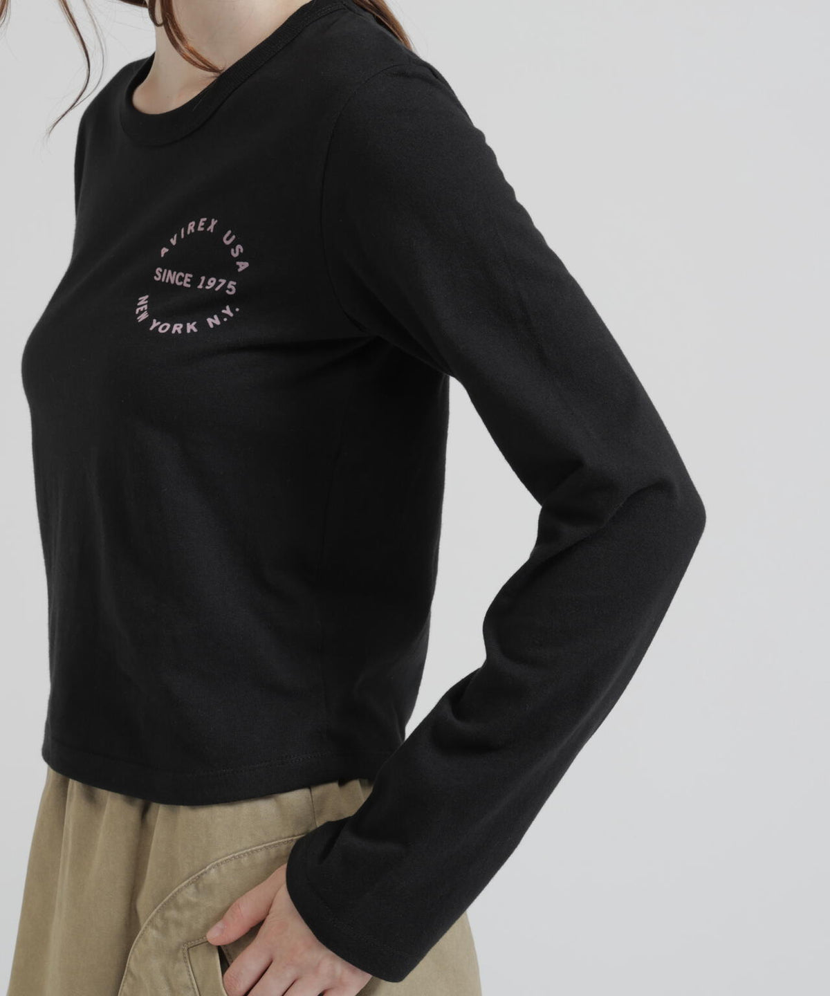 《直営店限定》L/S VARSITY LOGO MINI T-SHIRT