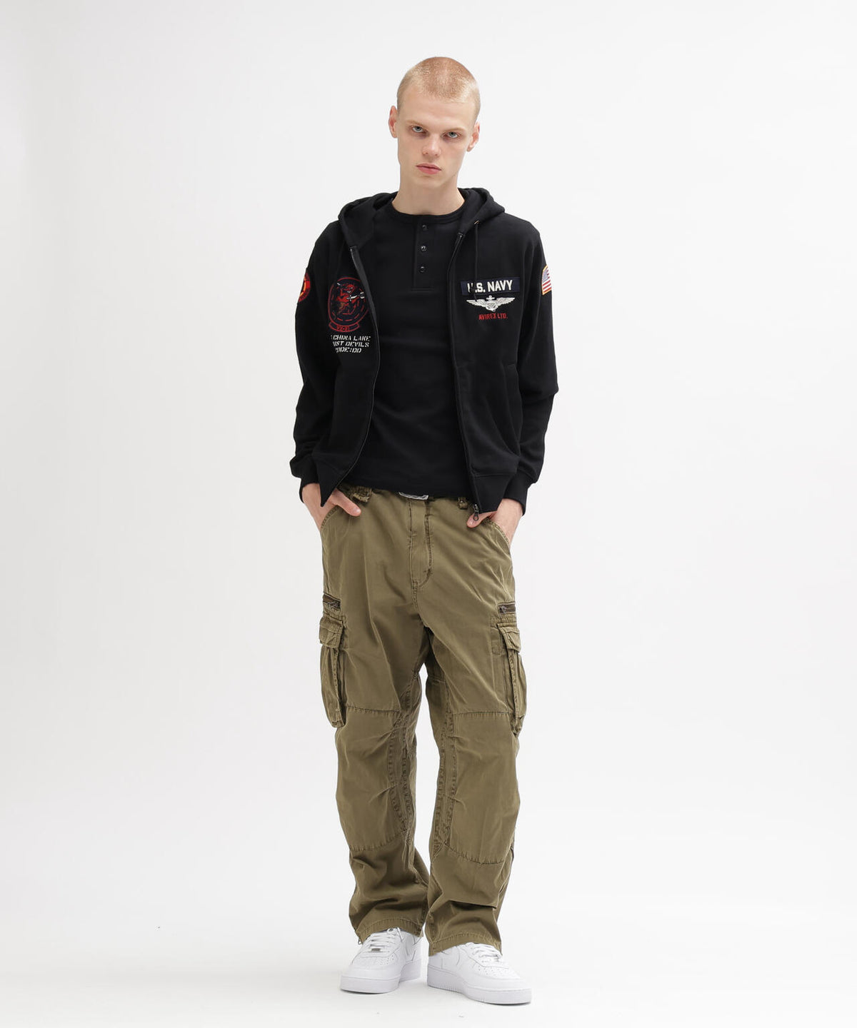 LONG SLEEVE ZIP PARKA DUST DEVILS