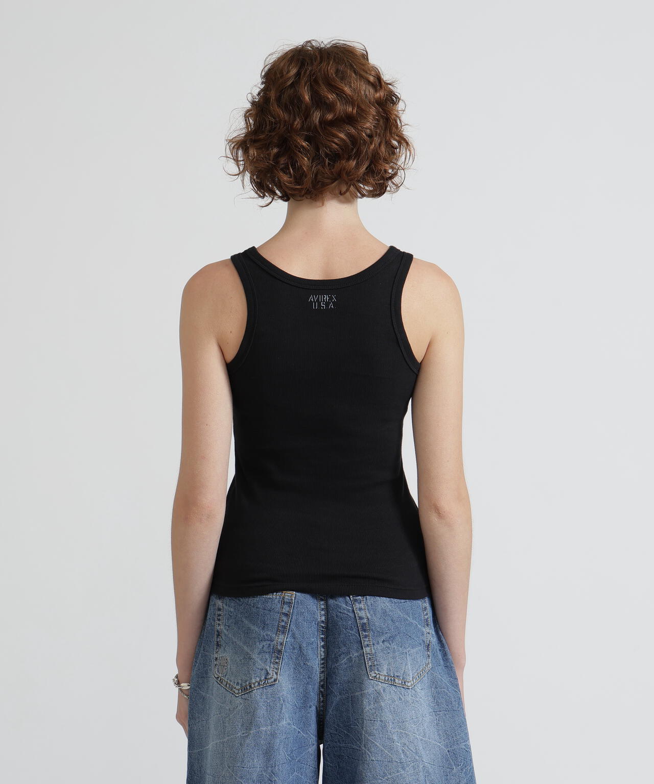 《DAILY/デイリー/WOMAN》RIB TANK TOP