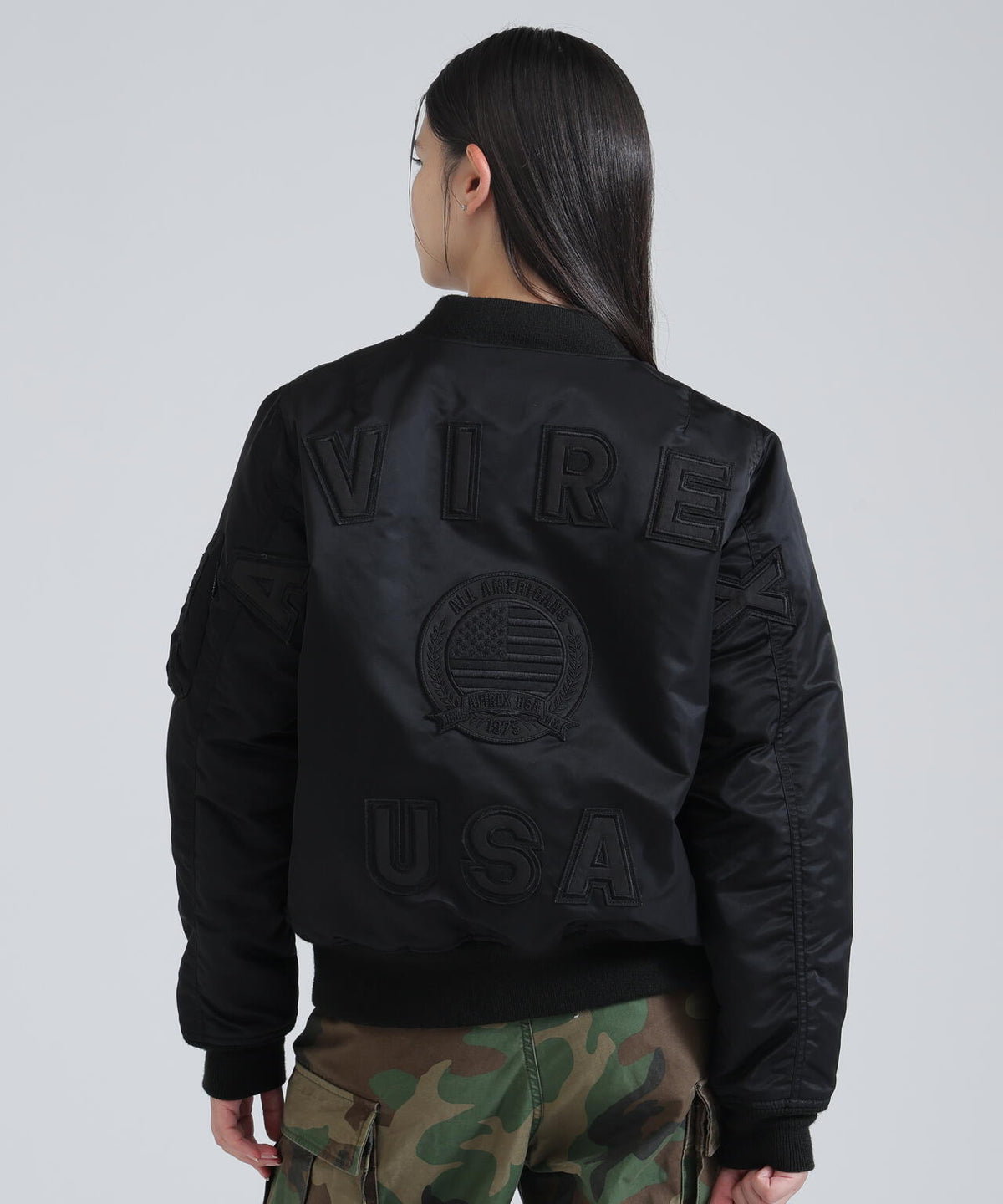 《WOMAN/直営店限定》MA-1 BIG LOGO FLAG