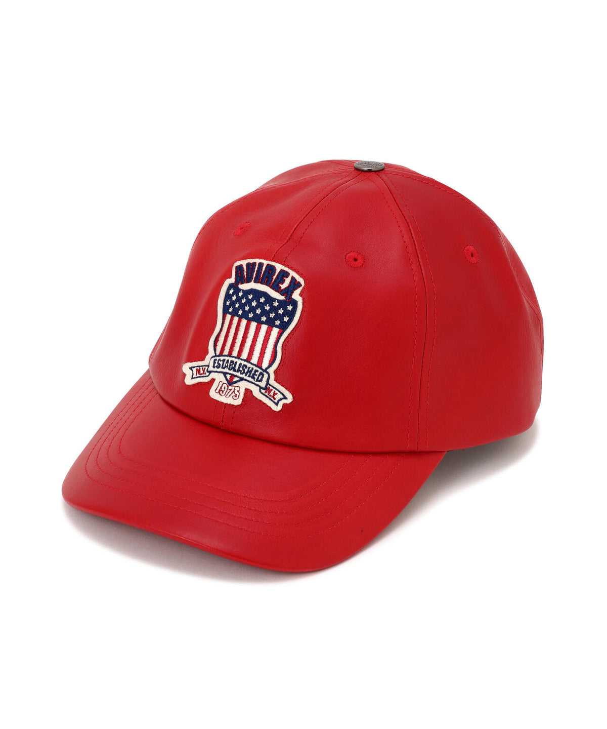 VARSITY LEATHER CAP ”SIGNATURE LOGO”
