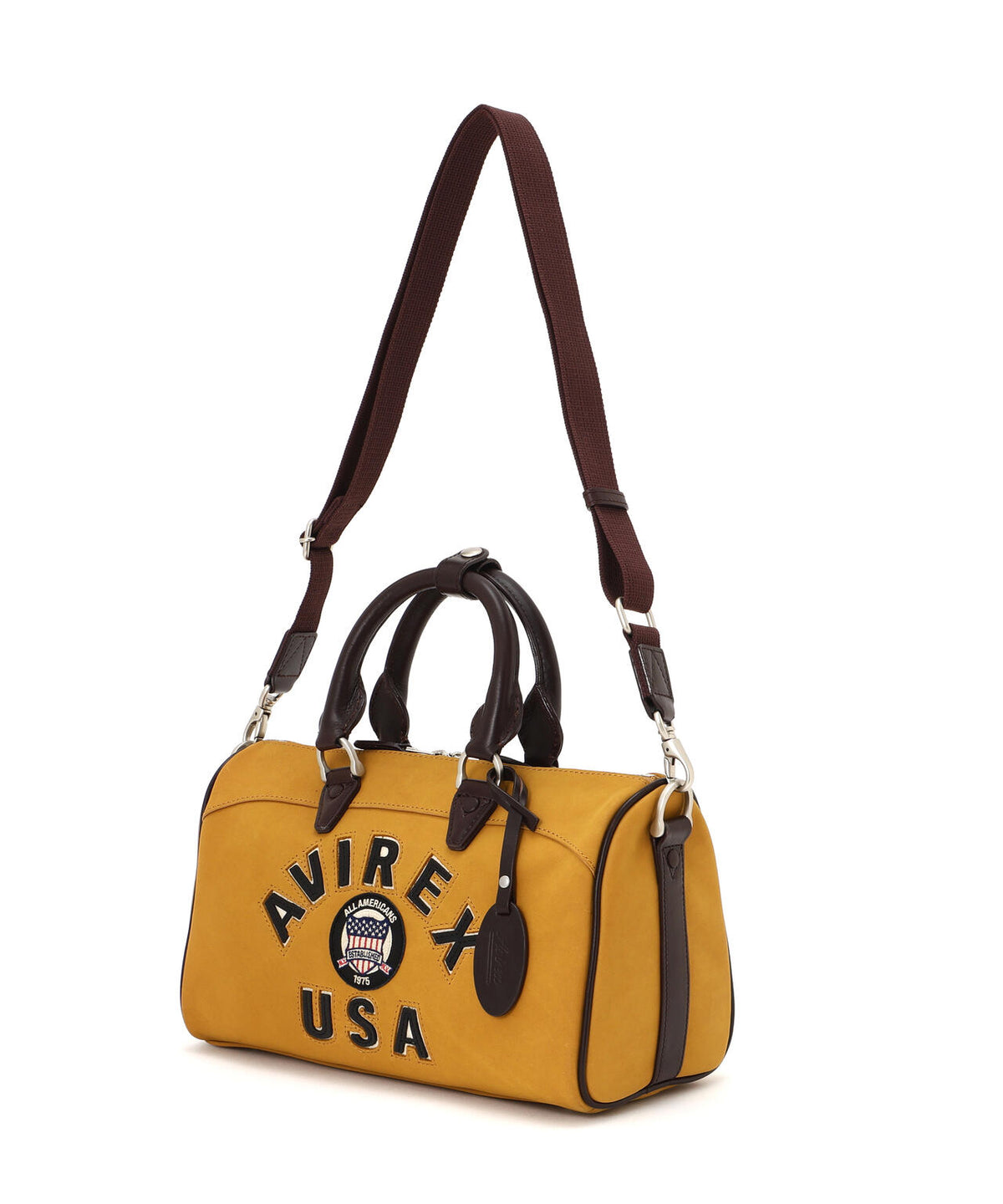 《直営店限定》LX VARSITY LEATHER MINI DUFFLE BAG