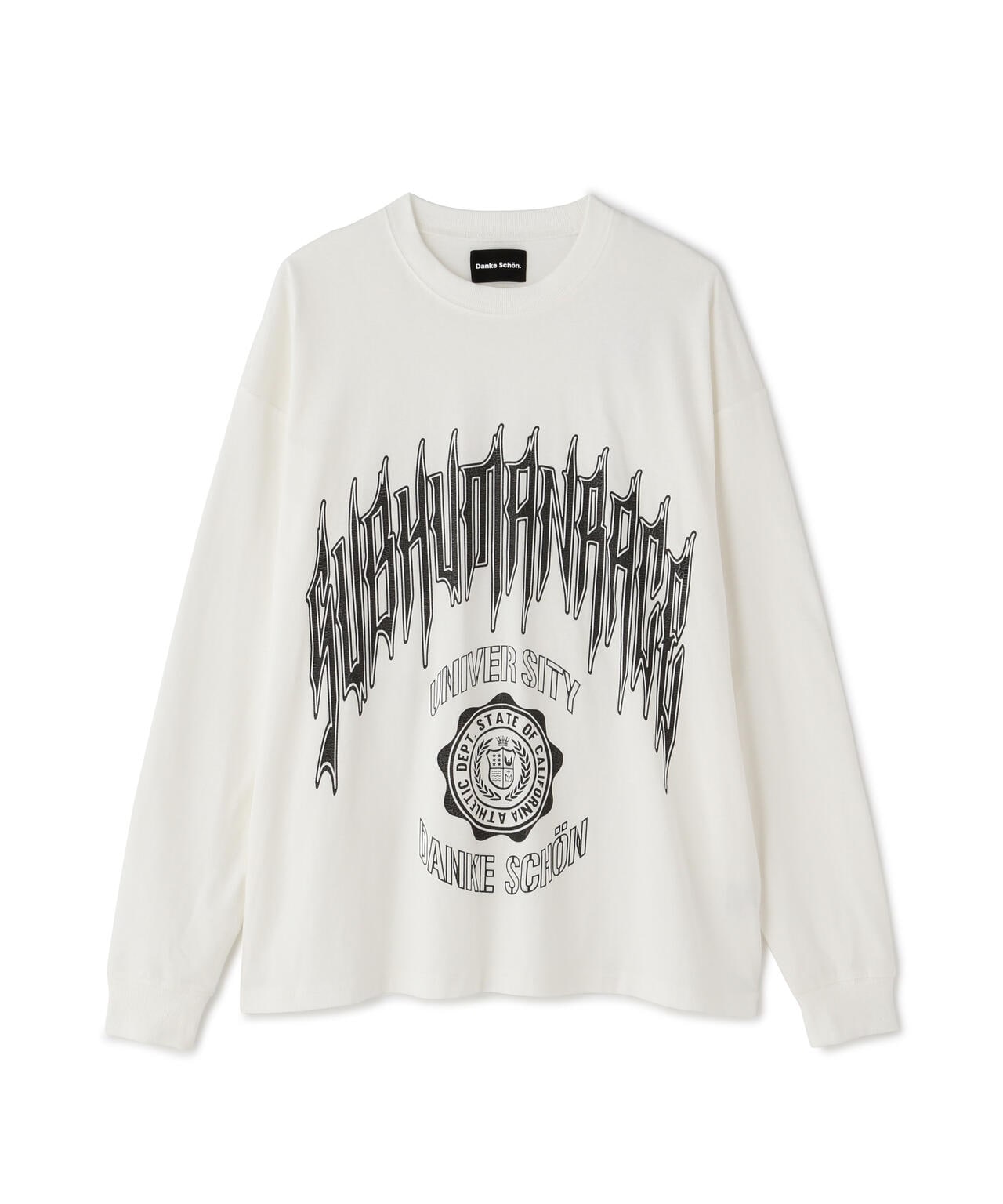 【WEB&DEPOT限定】DankeSchon/SUBHUMAN LST/ロゴロングスリーブTシャツ