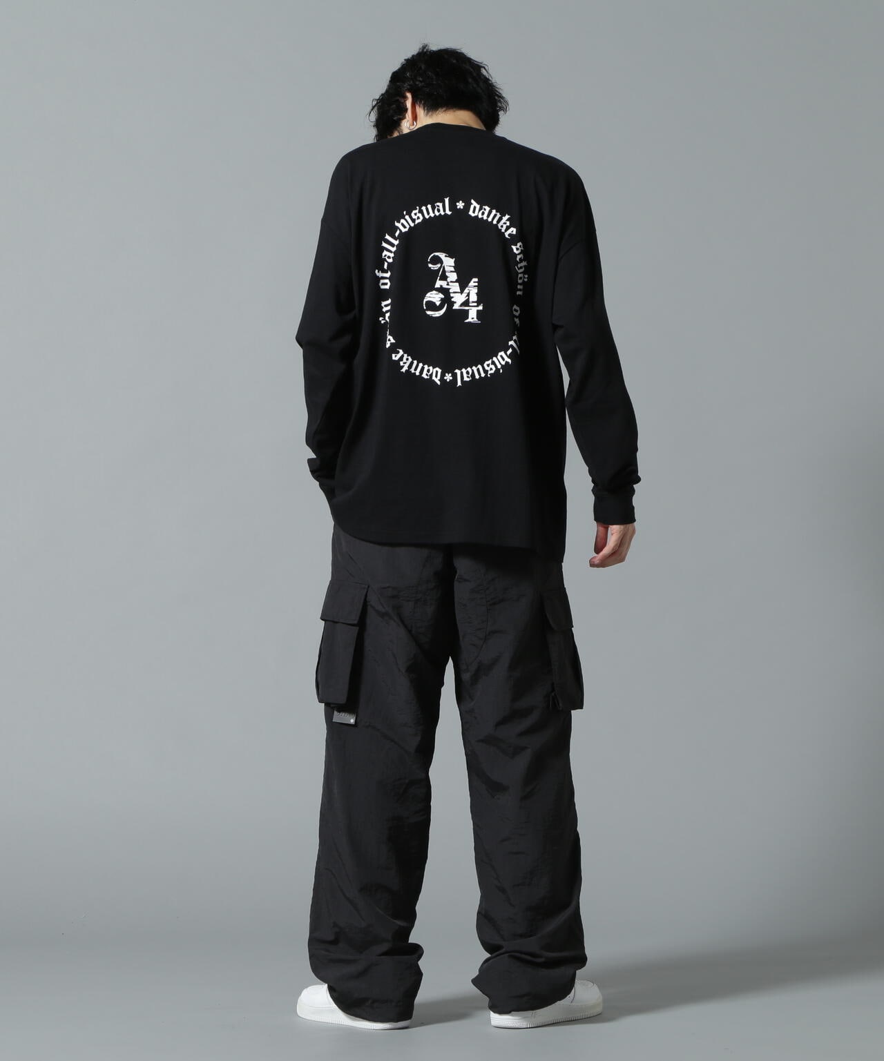 【WEB&DEPOT限定】DankeSchon/ダンケシェーン/A4 LST/サークルロゴ ロングスリーブTシャツ