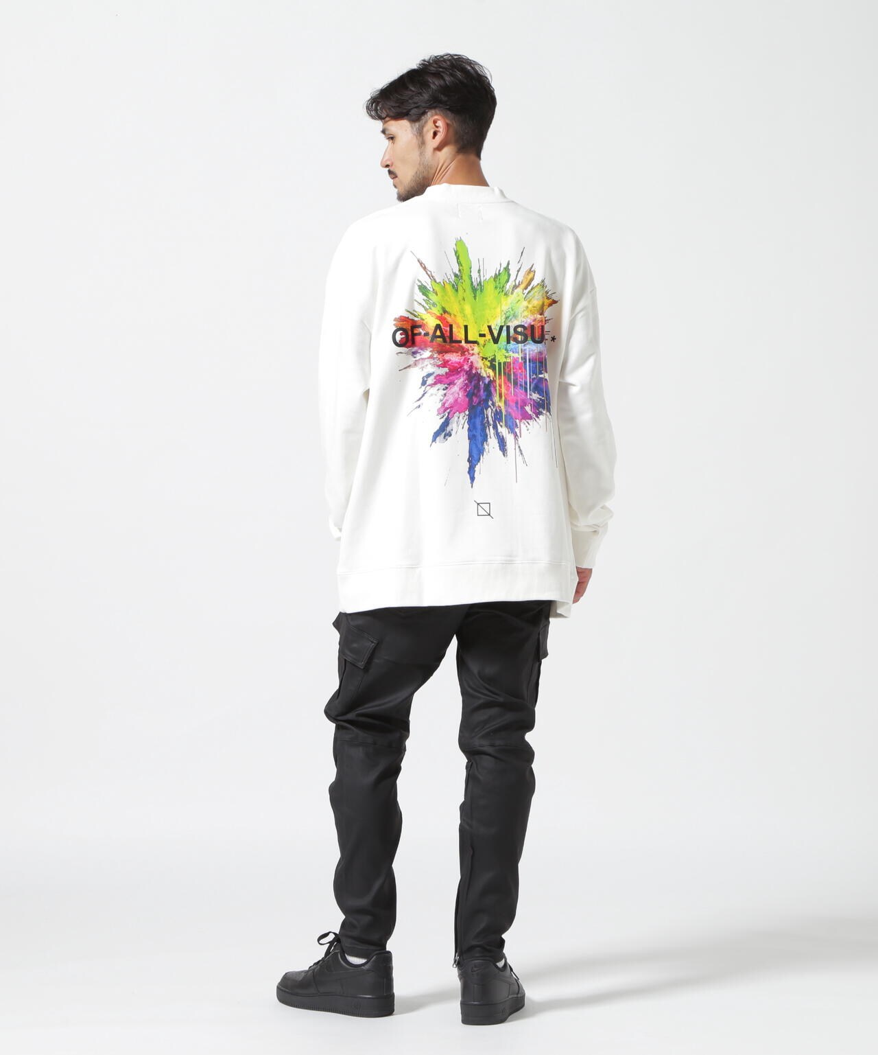 【WEB&DEPOT限定】/A4A/エーフォーエー/PAINT SWEAT CREWNECK/ペイントスウェットクルーネック