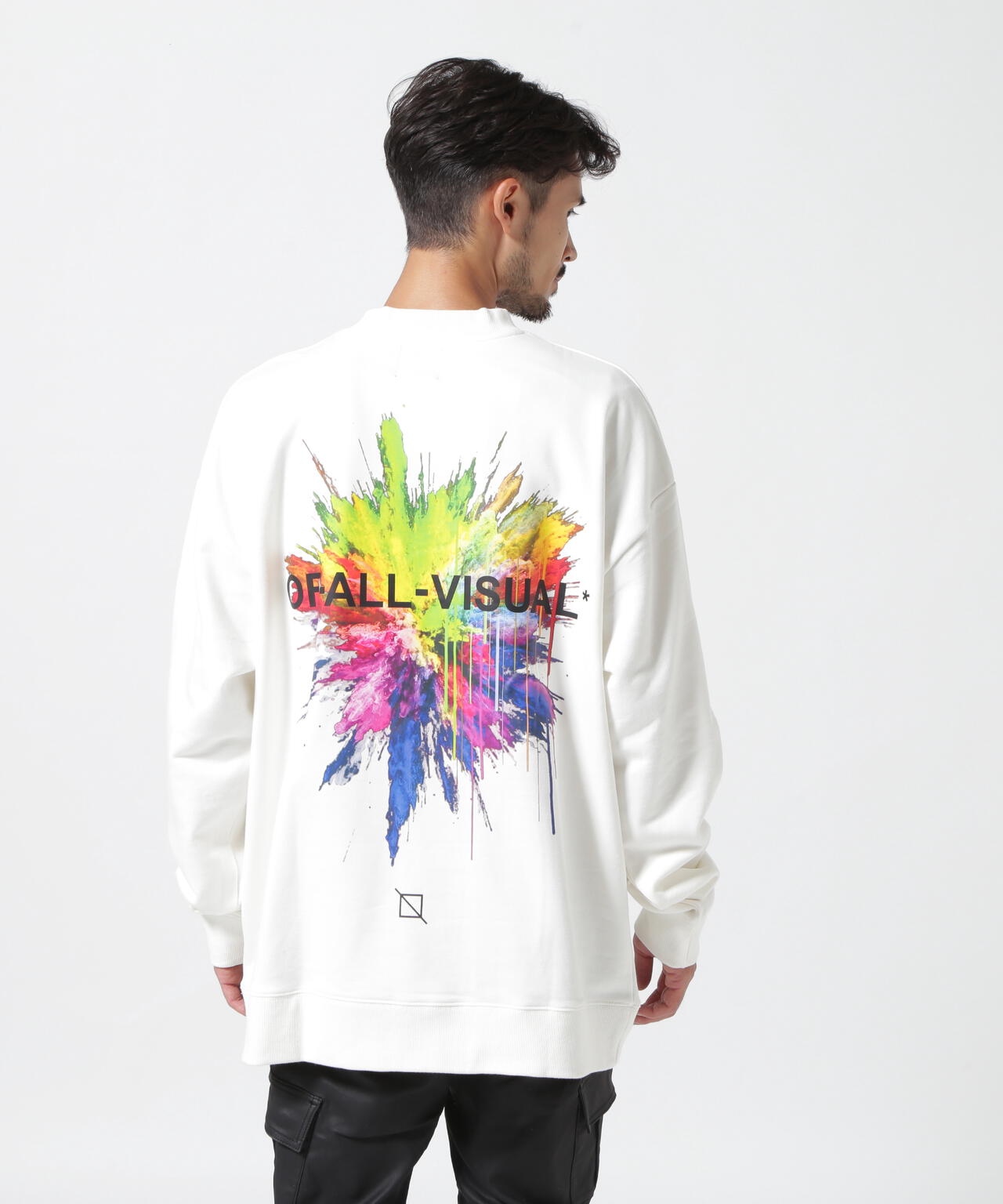 【WEB&DEPOT限定】/A4A/エーフォーエー/PAINT SWEAT CREWNECK/ペイントスウェットクルーネック