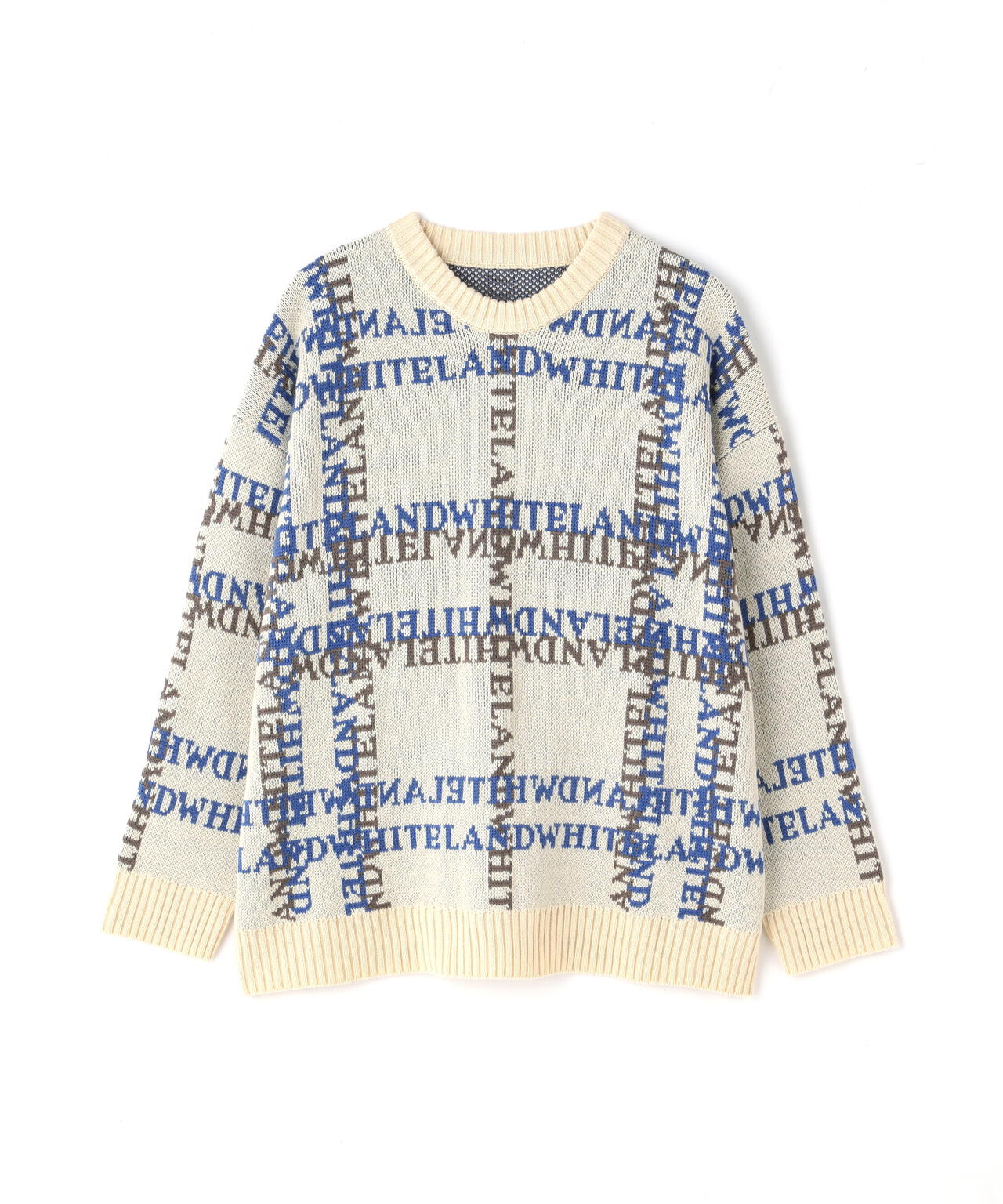【WEB&DEPOT限定】WHITELAND/ホワイトランド/LOGO CHECK CN