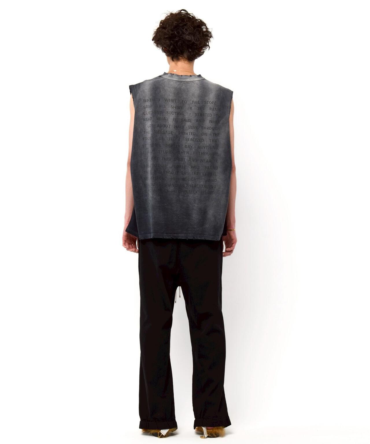 DankeSchon/ダンケシェーン/TC BLK FRONTZIP PANTS/TCブラックフロントジップパンツ