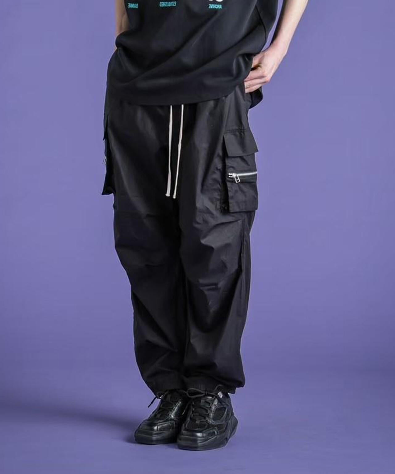DankeSchon/ダンケシェーン/COATING ZIP POCKET PANTS/コーディングジップポケットパンツ