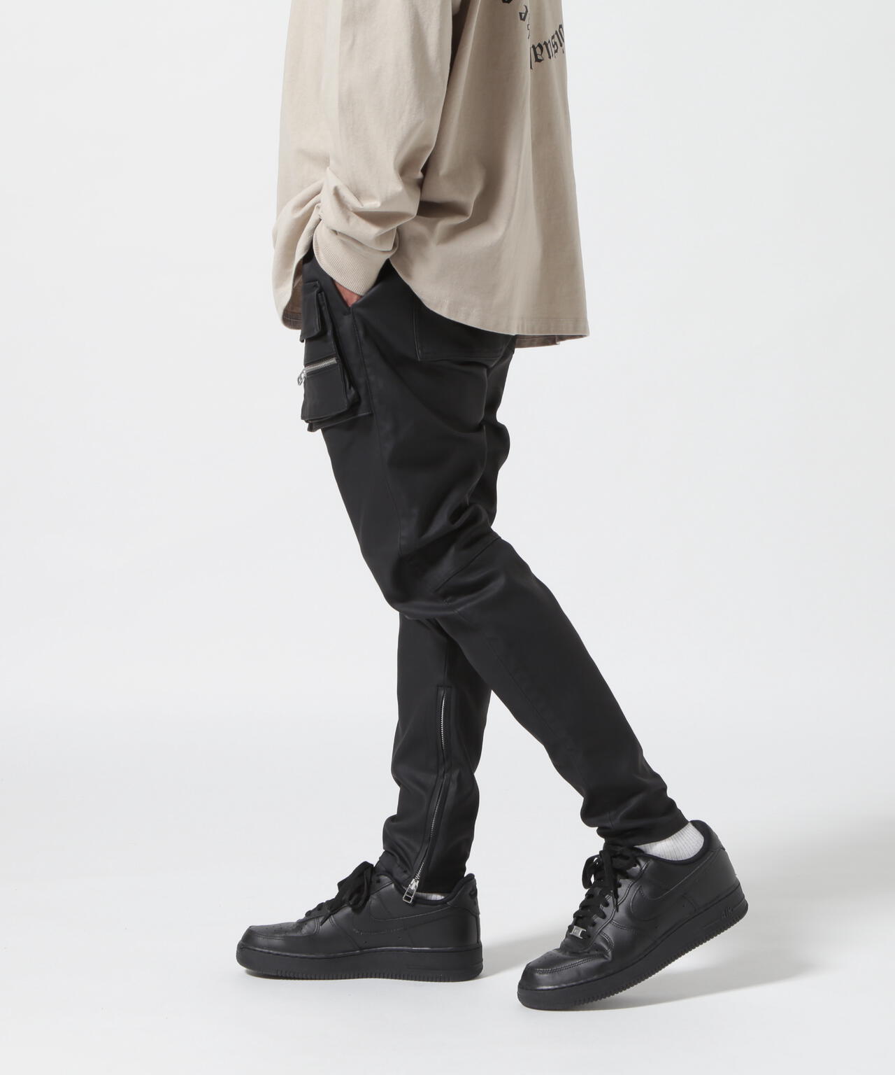 DankeSchon/ダンケシェーン/COATING FLAP POCKET PANTS