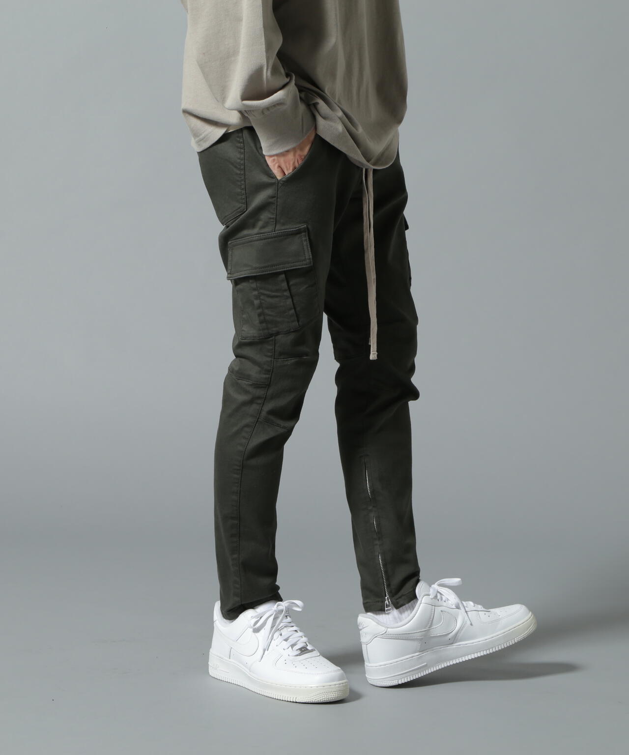 【WEB&DEPOT限定】DankeSchon/ST TWILL ZIP GARGO PANTS