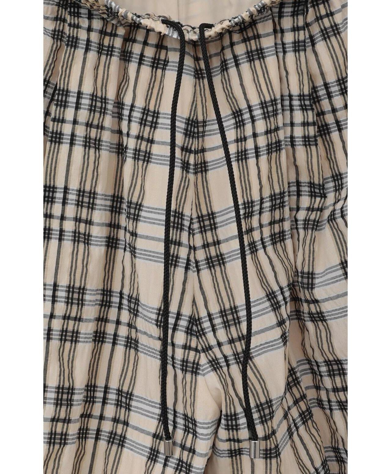 MANOF/マノフ/BELTED GATHER PANTS