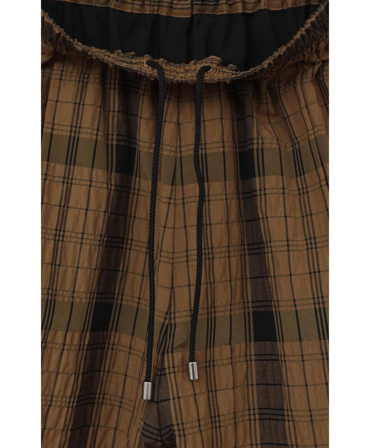 MANOF/マノフ/BELTED GATHER PANTS