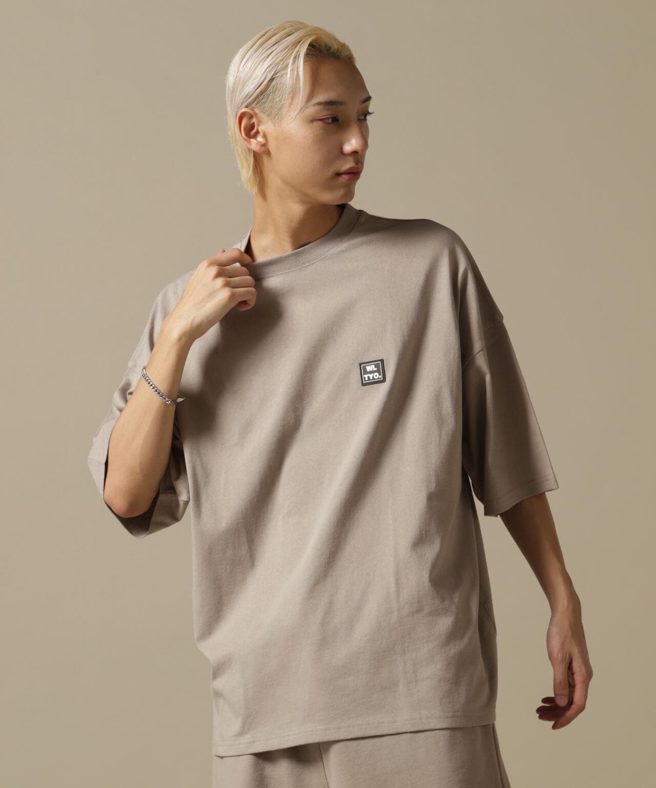 WEB&DEPOT限定/WHITELAND/ホワイトランド/OWL/MINI SILICON SST/シリコンタグ Tシャツ