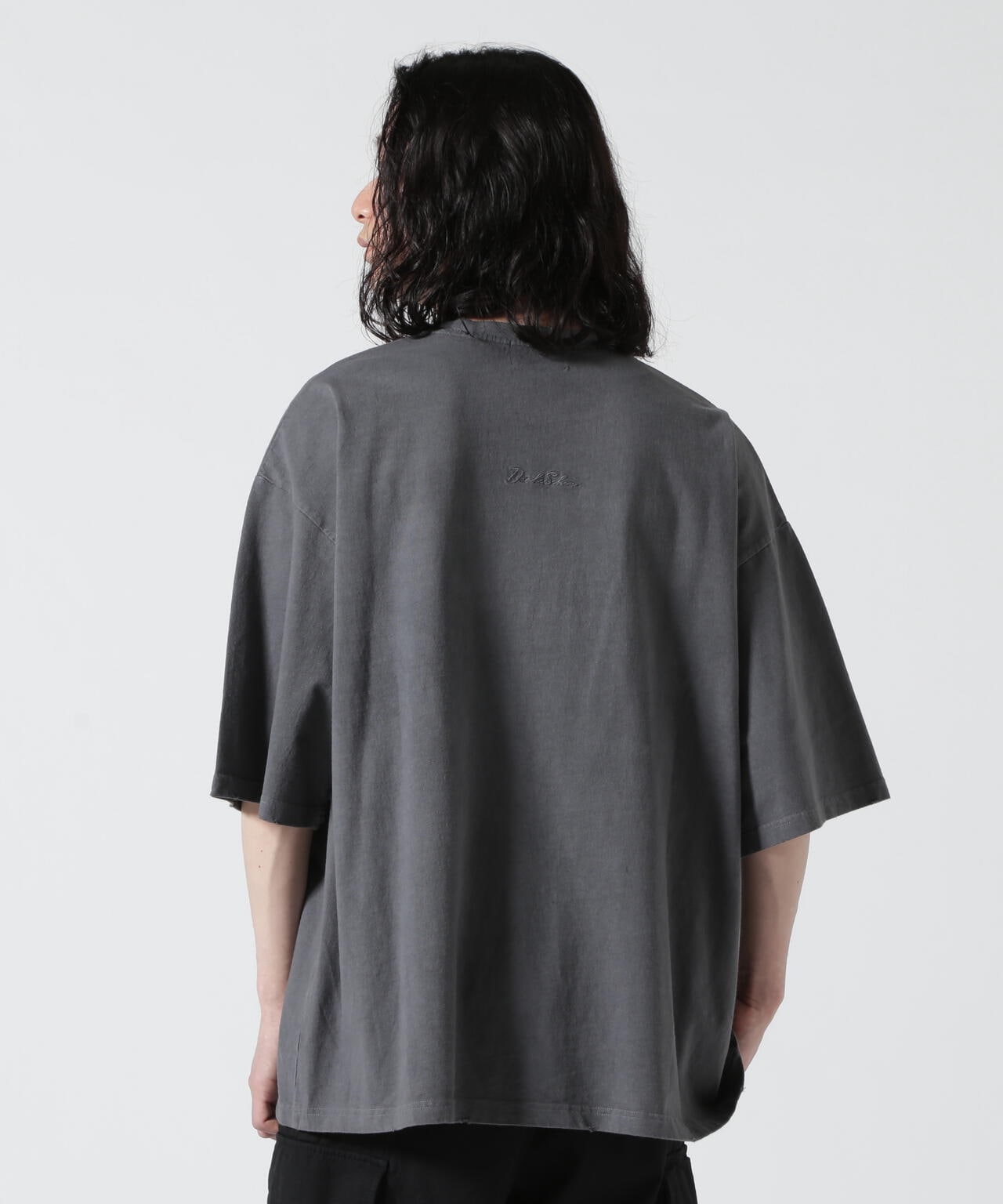 【WEB&DEPOT限定】DankeSchon/ダンケシェーン/活性染ポケット S/S Tee