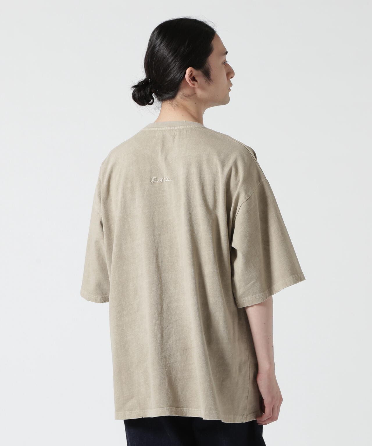 【WEB&DEPOT限定】DankeSchon/ダンケシェーン/活性染ポケット S/S Tee