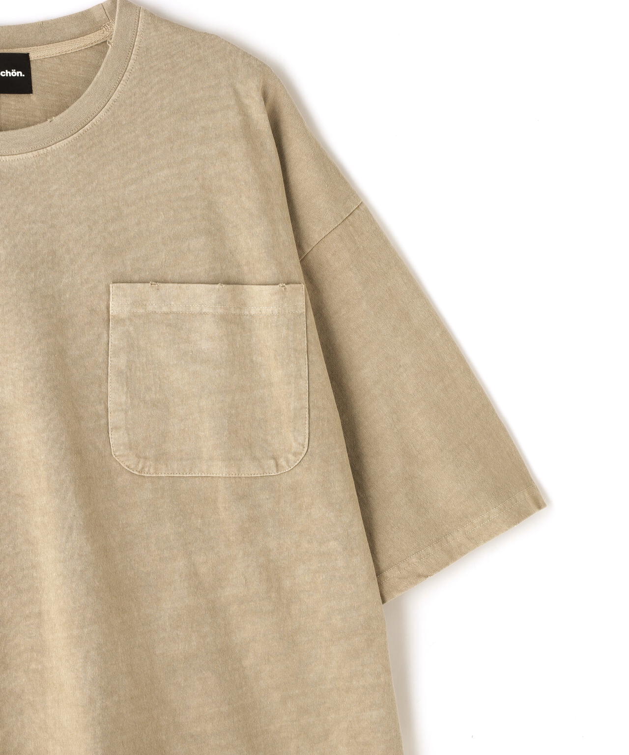 【WEB&DEPOT限定】DankeSchon/ダンケシェーン/活性染ポケット S/S Tee
