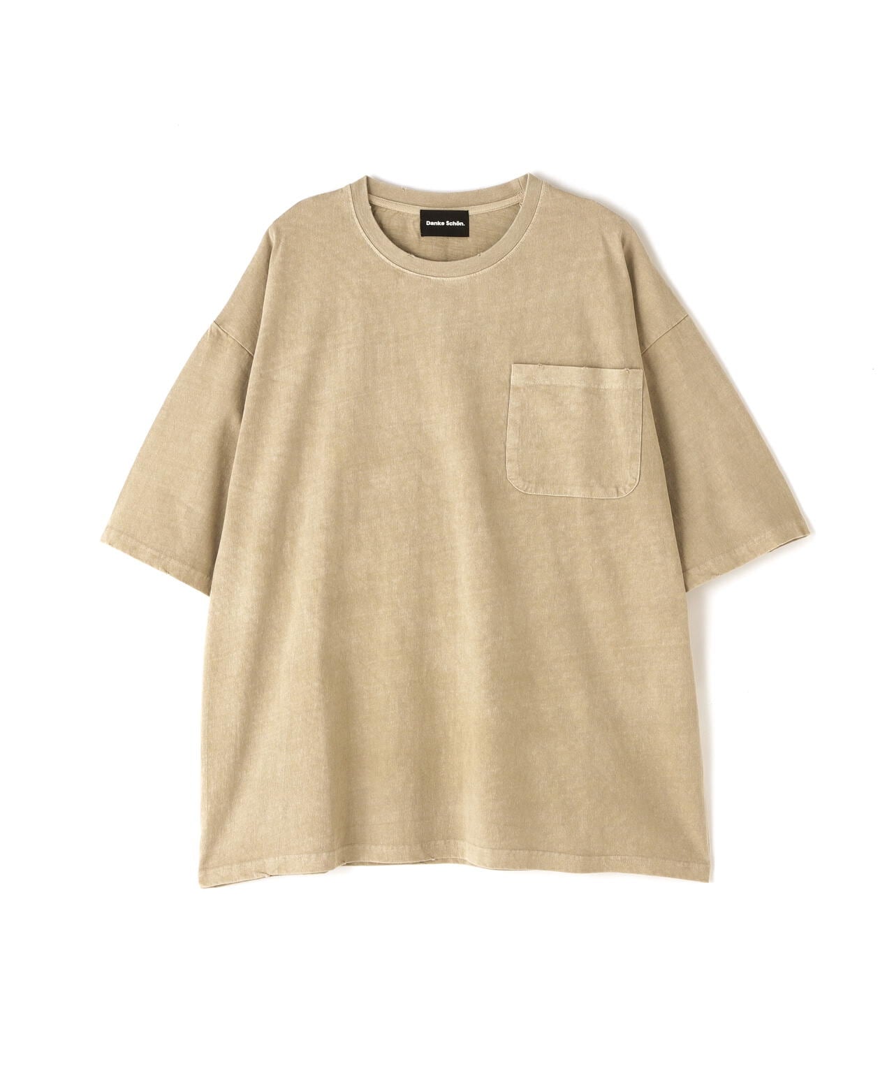 【WEB&DEPOT限定】DankeSchon/ダンケシェーン/活性染ポケット S/S Tee