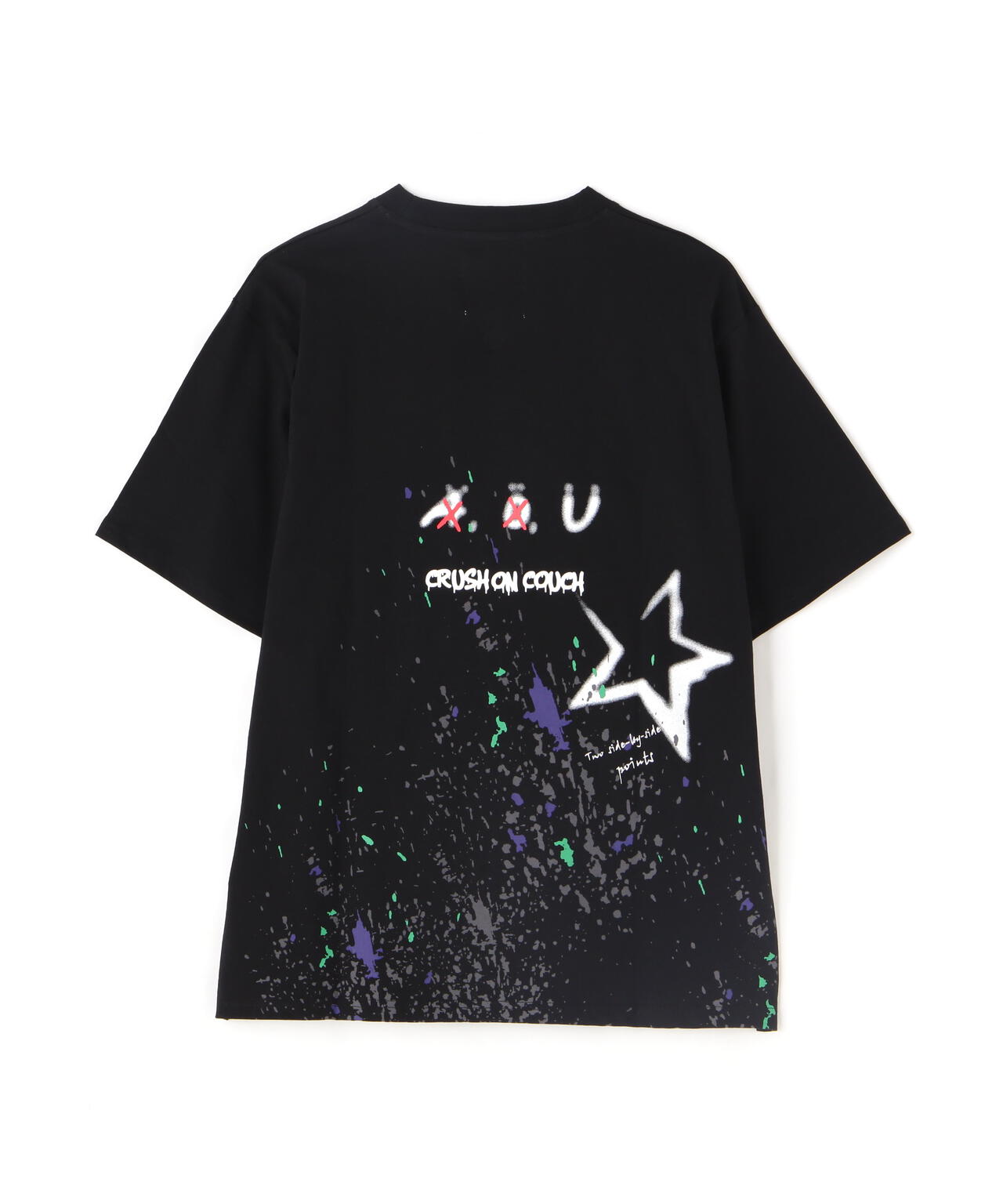 【WEB&DEPOT限定】UMLAUT/ウムラウト/タギング ペイントTEE