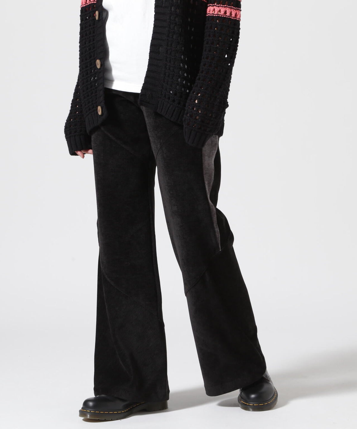 VOLTAGE CONTROL FILTER/ヴォルテージコントロールフィルター/BIAS VELVET FLARE PANTS