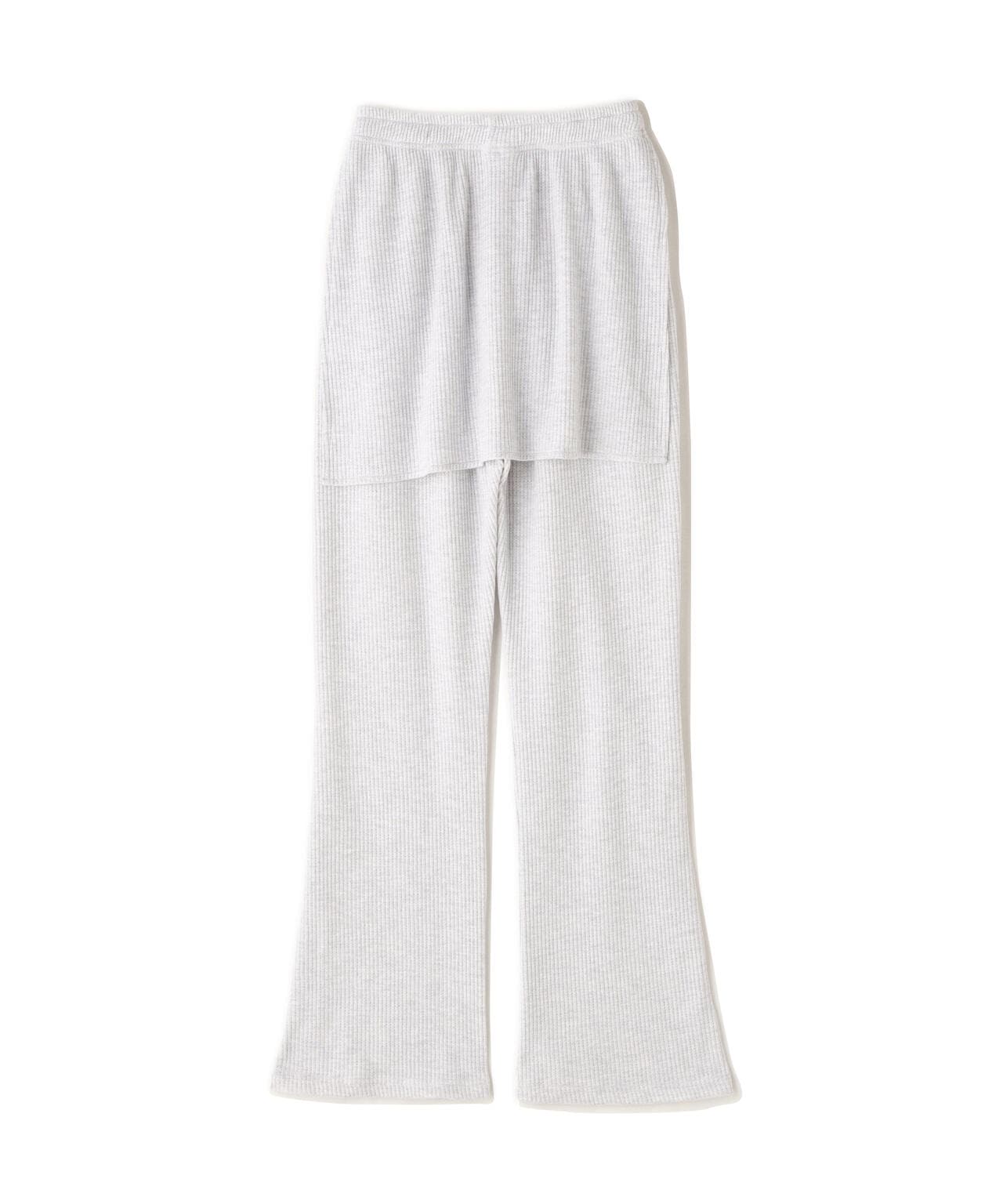 JICHOI COMFORT/ジチョイコンフォート/WAFFLE SLIM LAYERED PANTS
