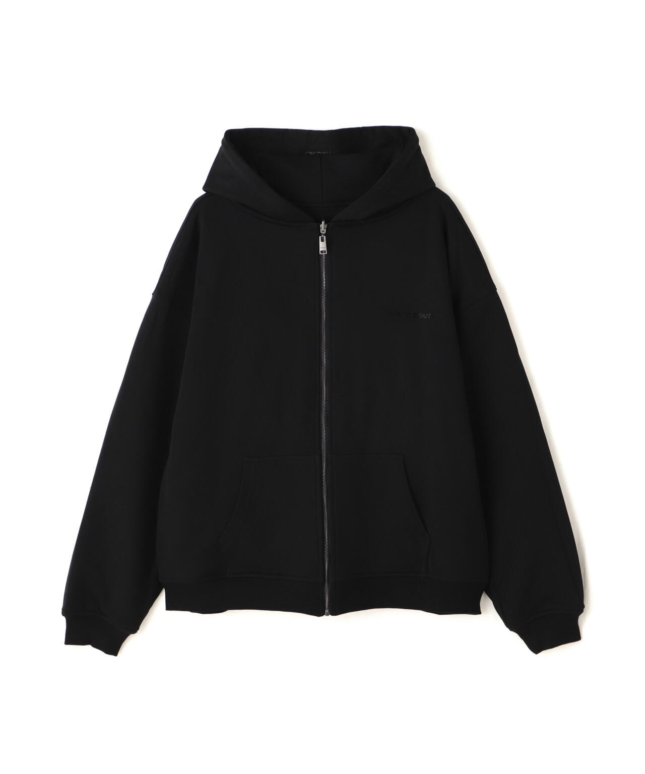 UNKNOWNLONDON/アンノウンロンドン/BLACK×BLACK CROSS REVERSIBLE ZIP HOODIE