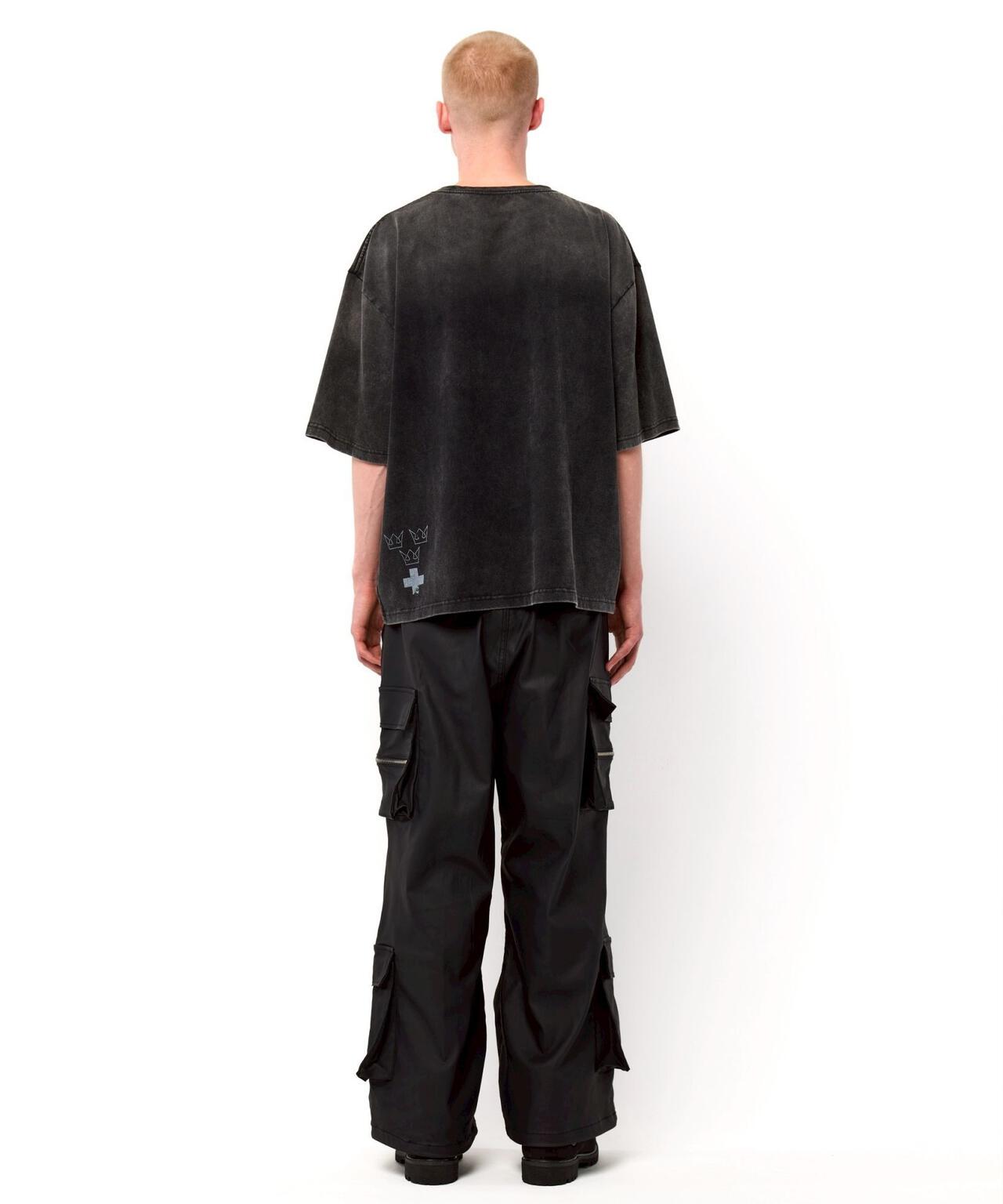 DankeSchon/ダンケシェーン/PREMIUM COATING WIDE POCKET PANTS
