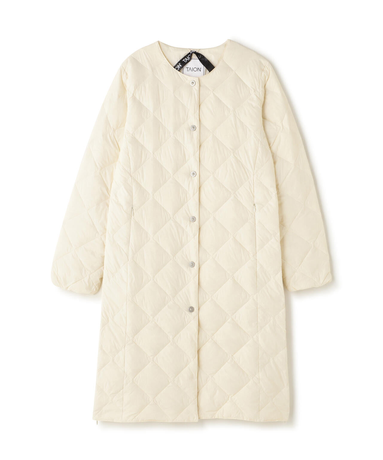 TAION/タイオン/【WOMENS】SINGLE CITY CREW NECK LONG DOWN COAT